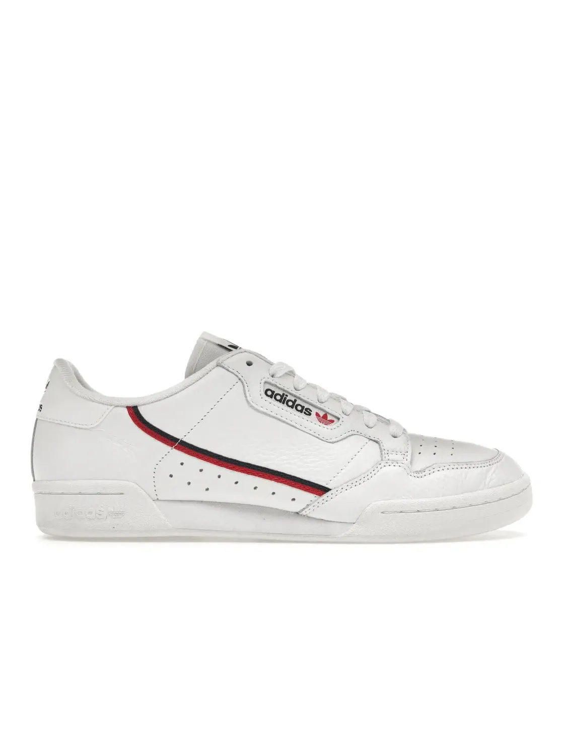 Мужские кроссовки Lifestyle с кожаным верхом Adidas Continental 80 — изображение 1 из 4, белый//темно-синий