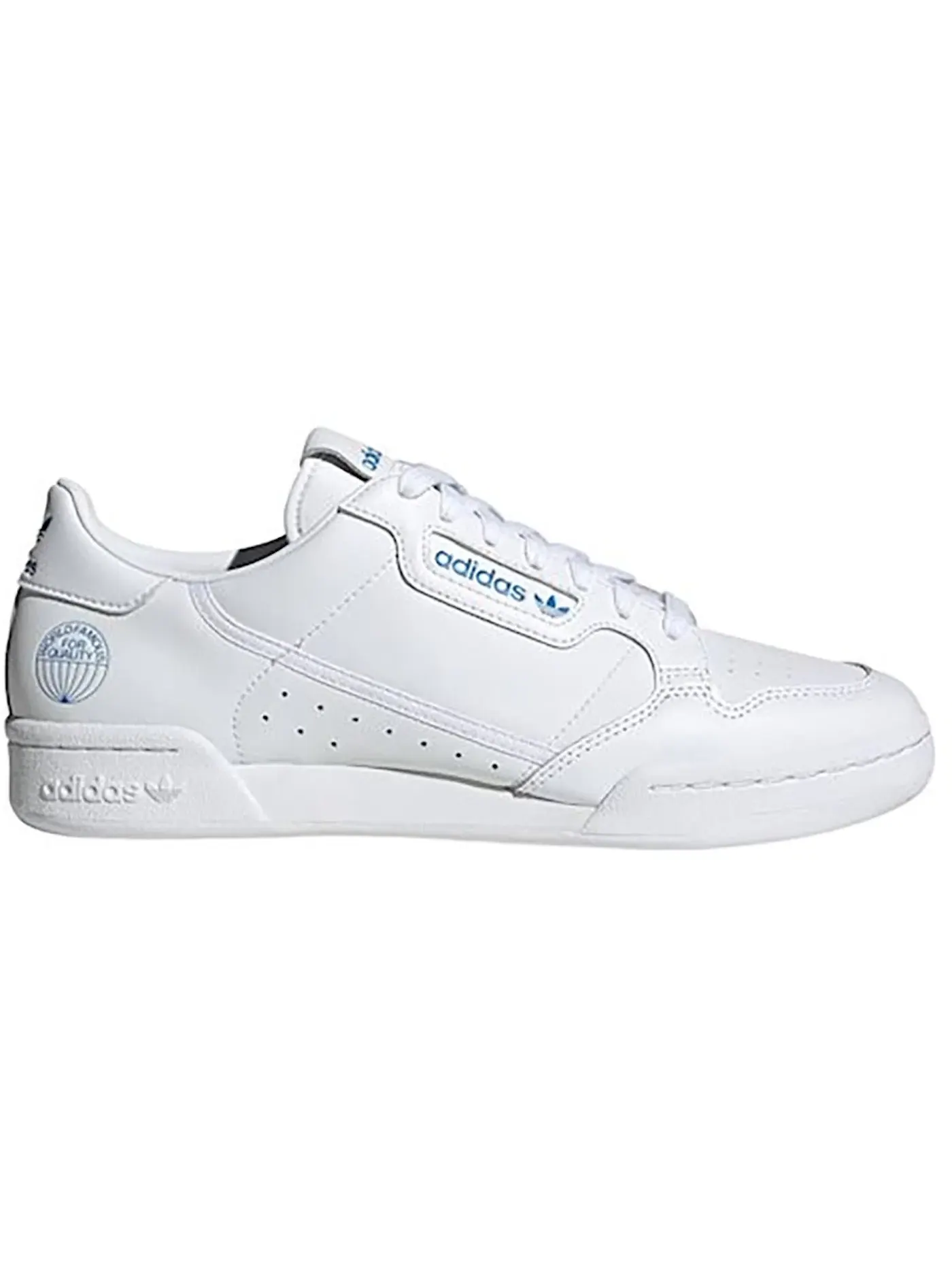Мужские кроссовки lifestyle Adidas Continental 80 — изображение 1 из 1, белый/белый