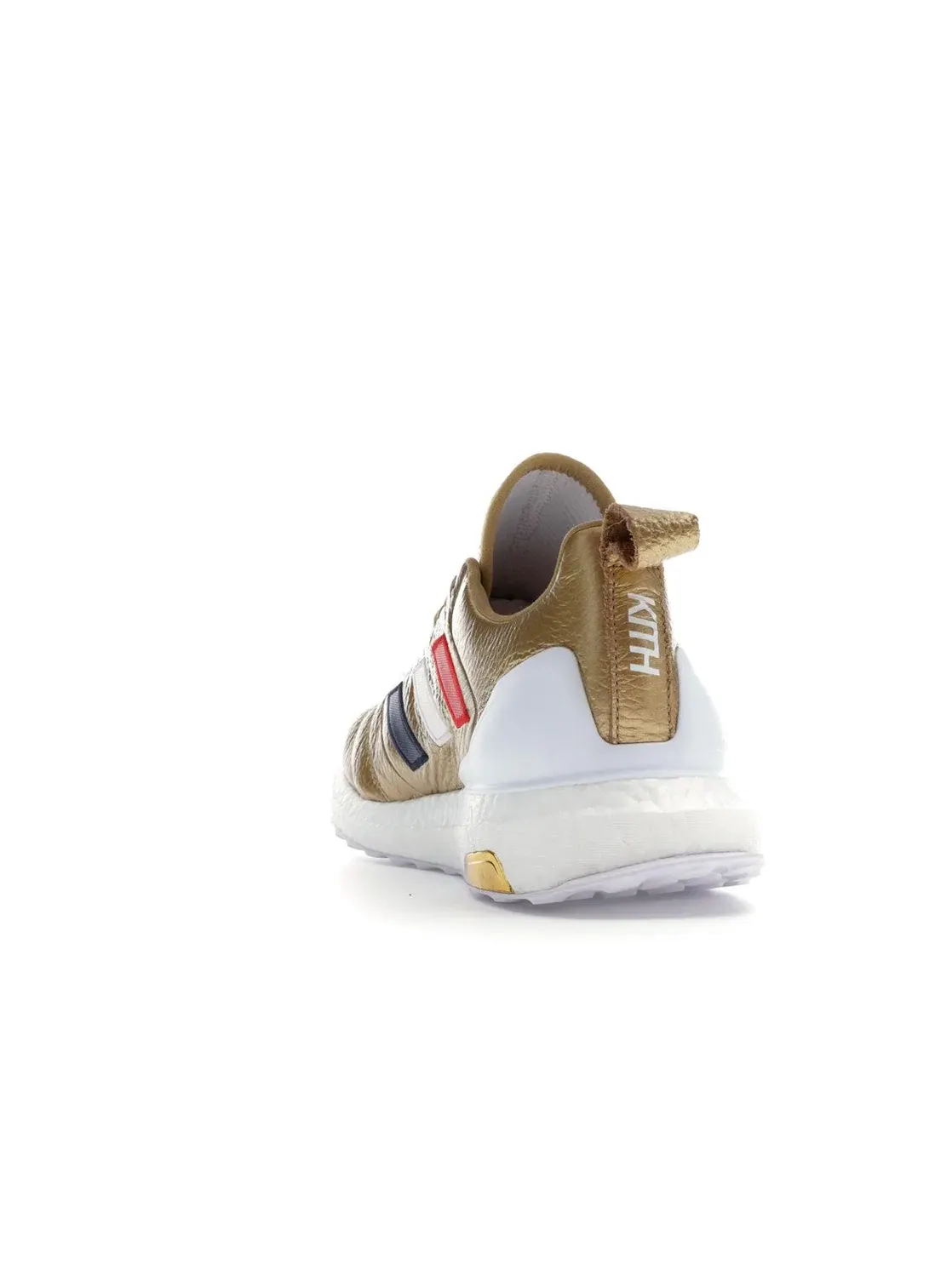 Мужские кроссовки с золотым верхом Adidas COPA Mundial 18 Ultra Boost Kith Golden Goal — изображение 4 из 4, золотистый/белый