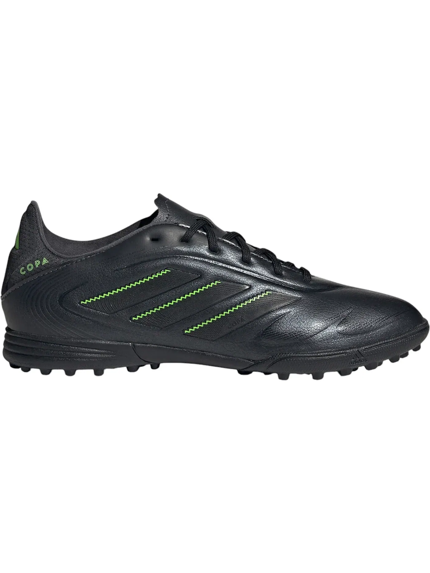 Детские кроссовки с шнуровкой Adidas Copa Pure 3 League TF — изображение 1 из 1, черный/серый