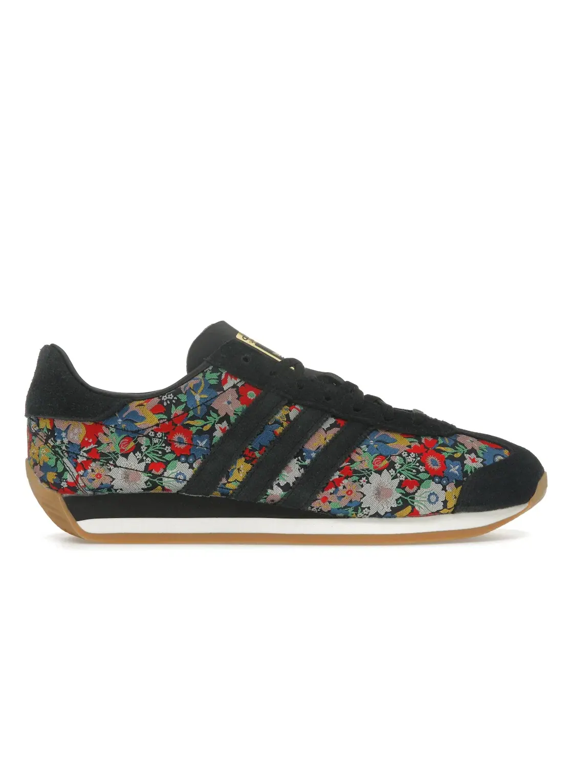 Женские кроссовки с цветочной вышивкой Adidas Country OG — изображение 1 из 4, белый
