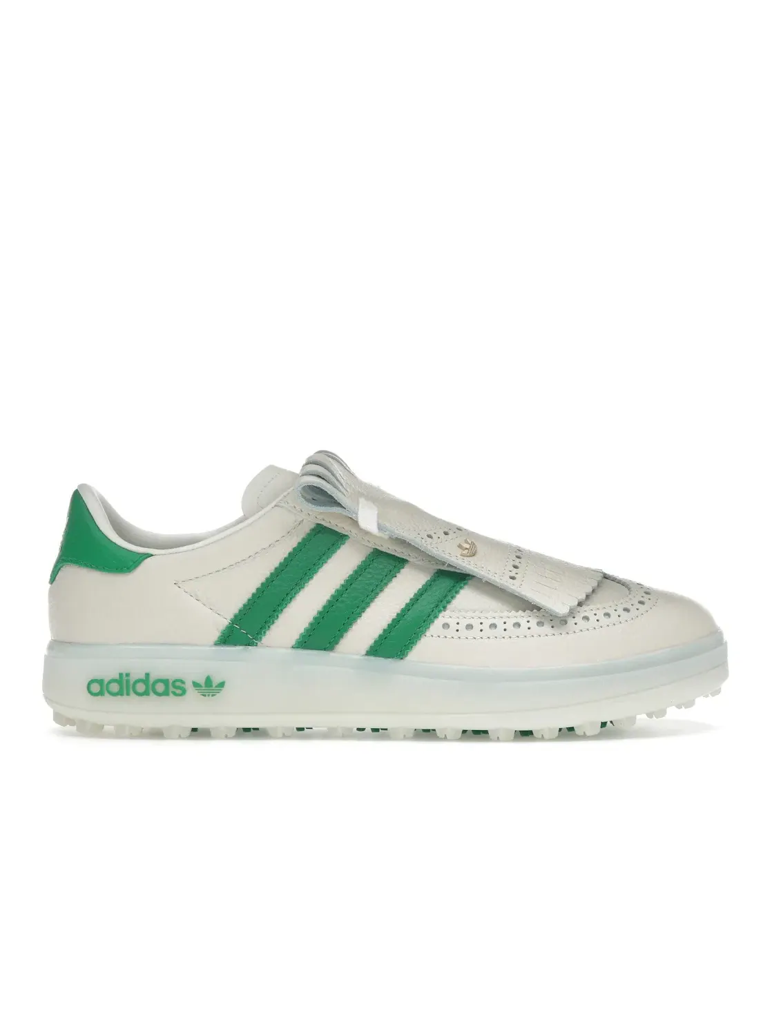 Мужские гольф-кроссовки без шипов Adidas Coursecup Spikeless — изображение 1 из 4, белый/зеленый/желтый