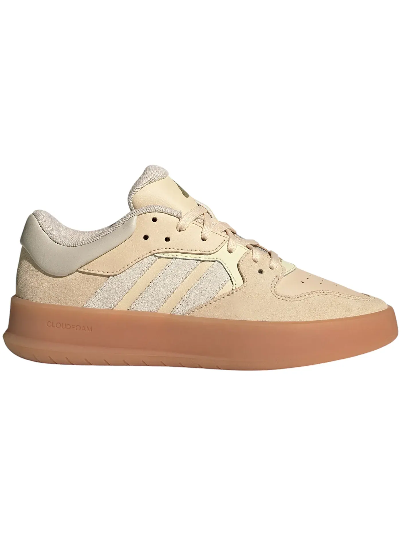 Женские кроссовки Lifestyle Adidas Court 24 — изображение 1 из 1, песочный//металлик