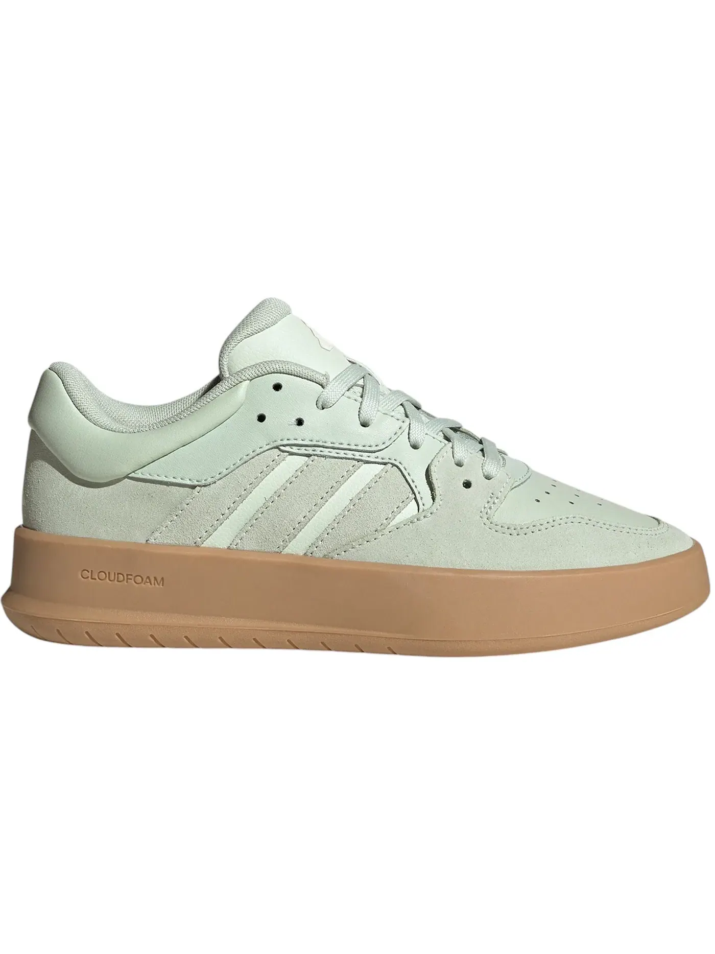Женские кроссовки Lifestyle Adidas Court 24 — изображение 1 из 1, зеленый/зеленый/белый
