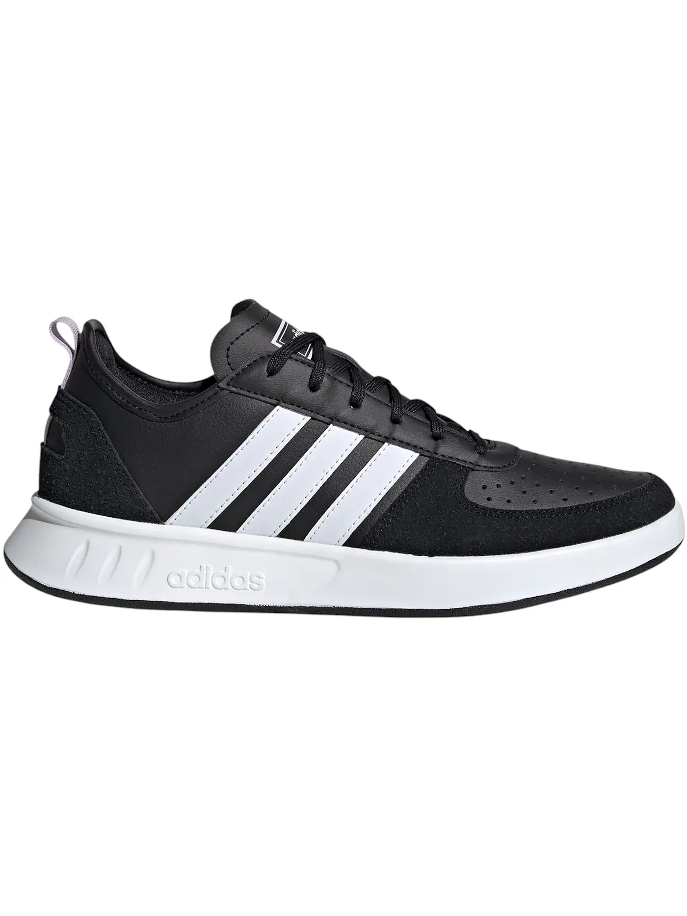 Женские кроссовки Lifestyle Adidas Court 80s — изображение 1 из 1, черный/белый/фиолетовый