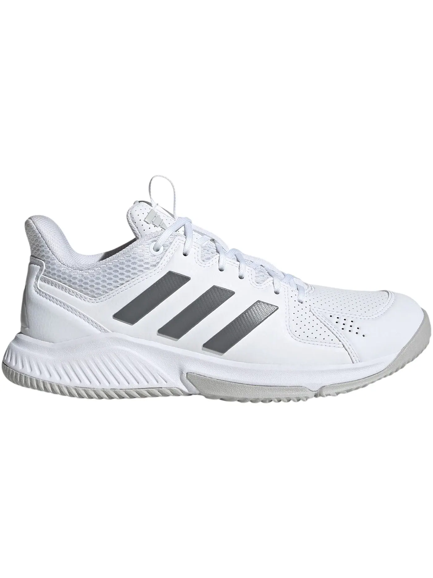 Женские кроссовки для баскетбола Adidas Court Flight — изображение 1 из 1, белый/серый/серый