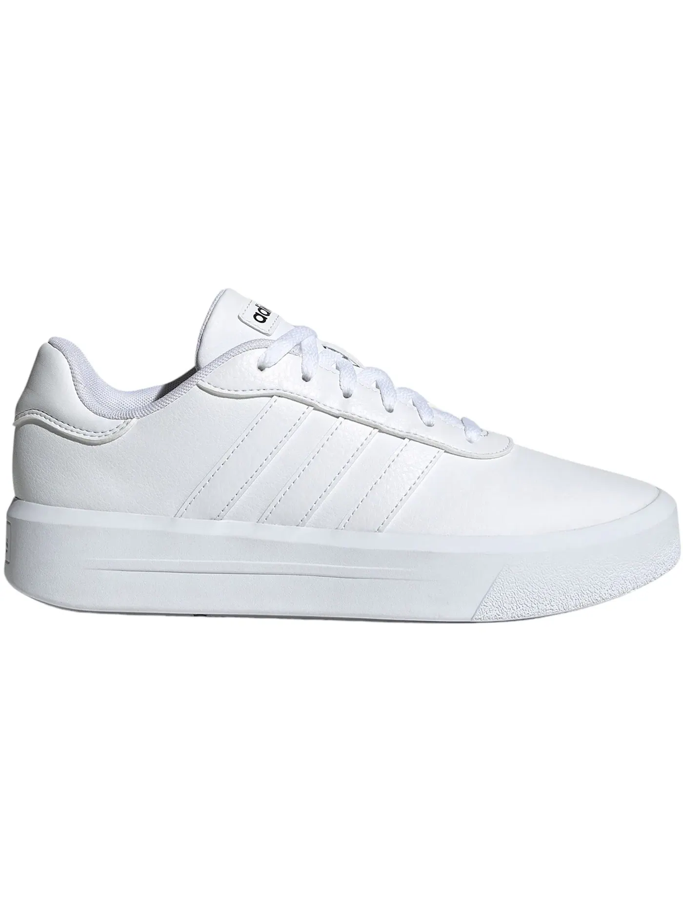 Женские кроссовки Lifestyle Adidas Court Platform — изображение 1 из 1, белый/белый/черный