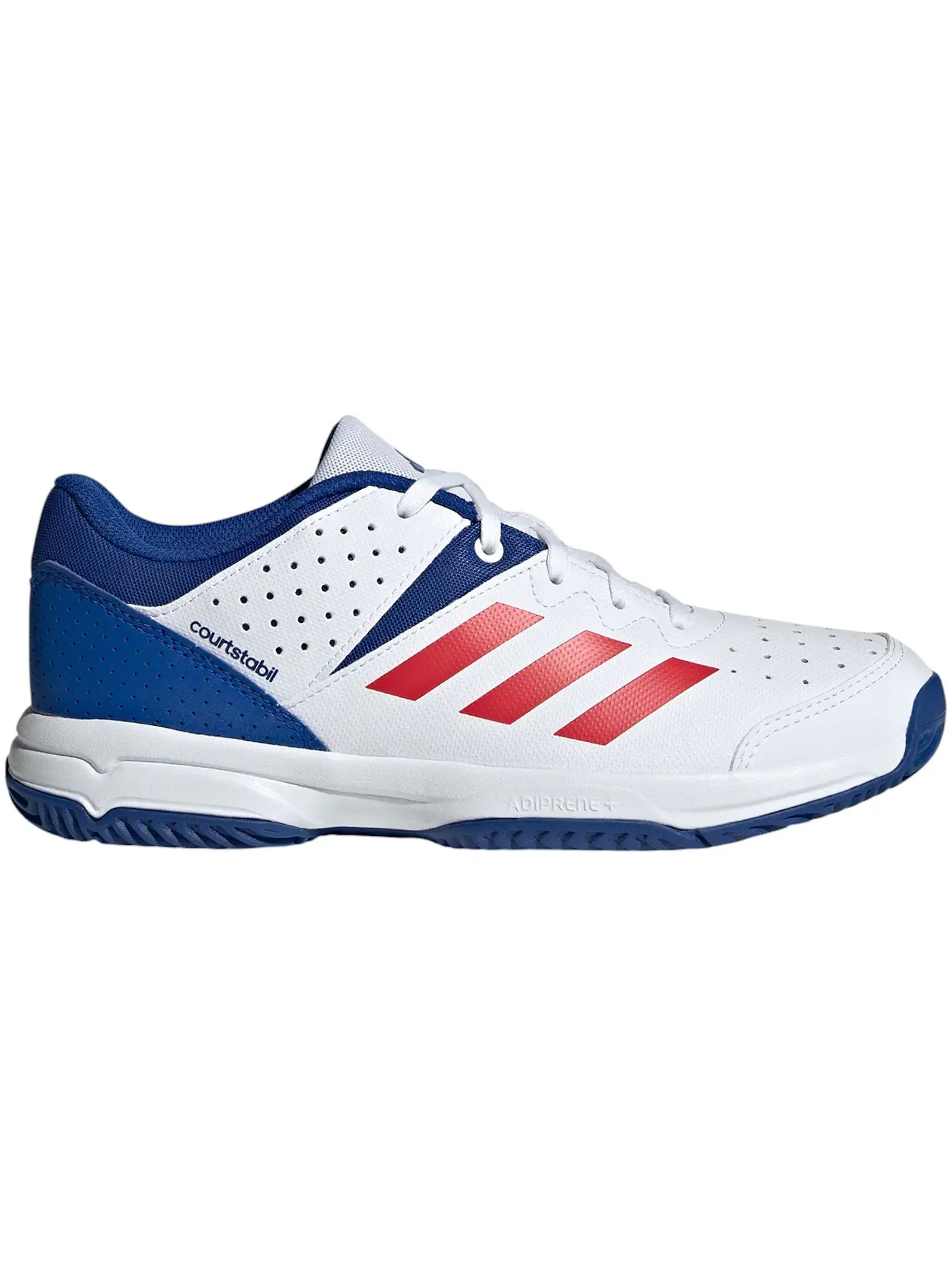 Детские кроссовки с принтом Adidas Court Stabil Adidas — изображение 1 из 1, белый синий