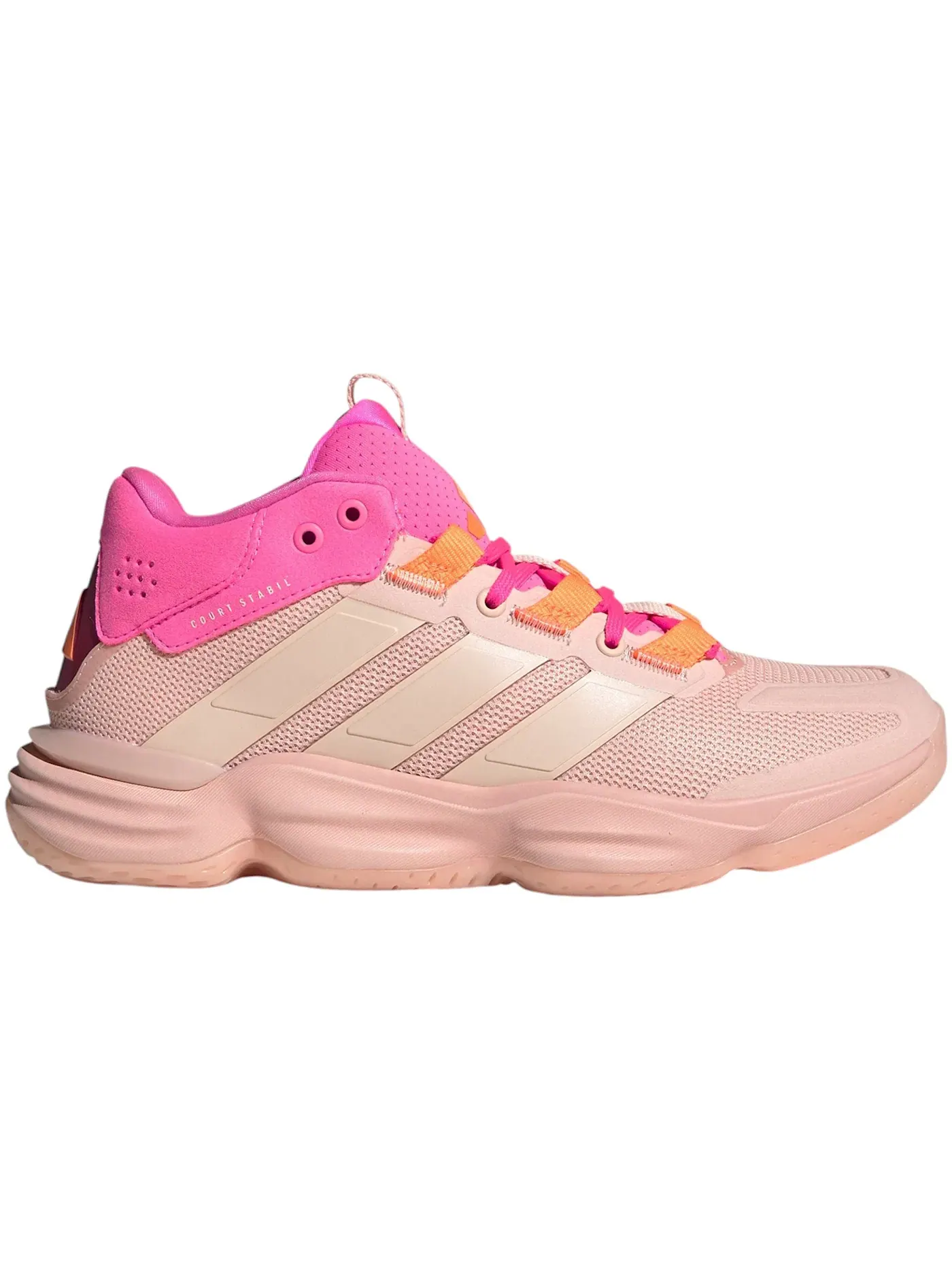 Женские кроссовки для сквоша Adidas Court Stabil Indoor — изображение 1 из 1, розовый/розовый/розовый