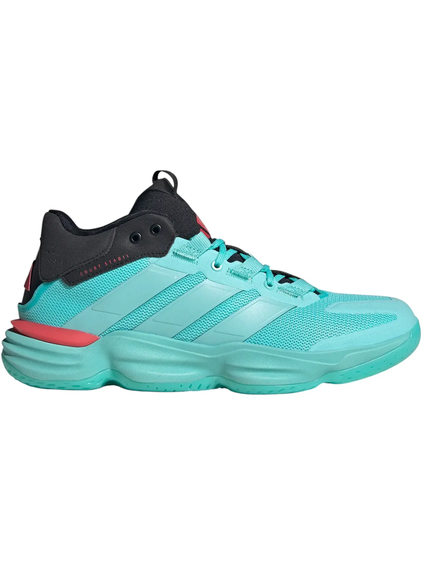 Мужские кроссовки для сквоша Adidas Court Stabil Indoor — изображение 1 из 1, голубой голубой красный