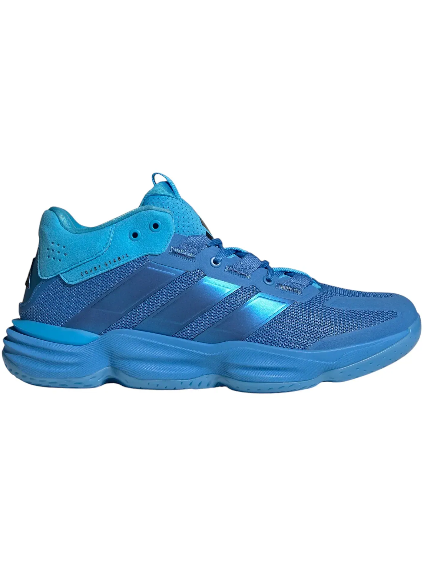 Мужские кроссовки для сквоша с принтом Adidas Court Stabil Indoor — изображение 1 из 1, синий синий