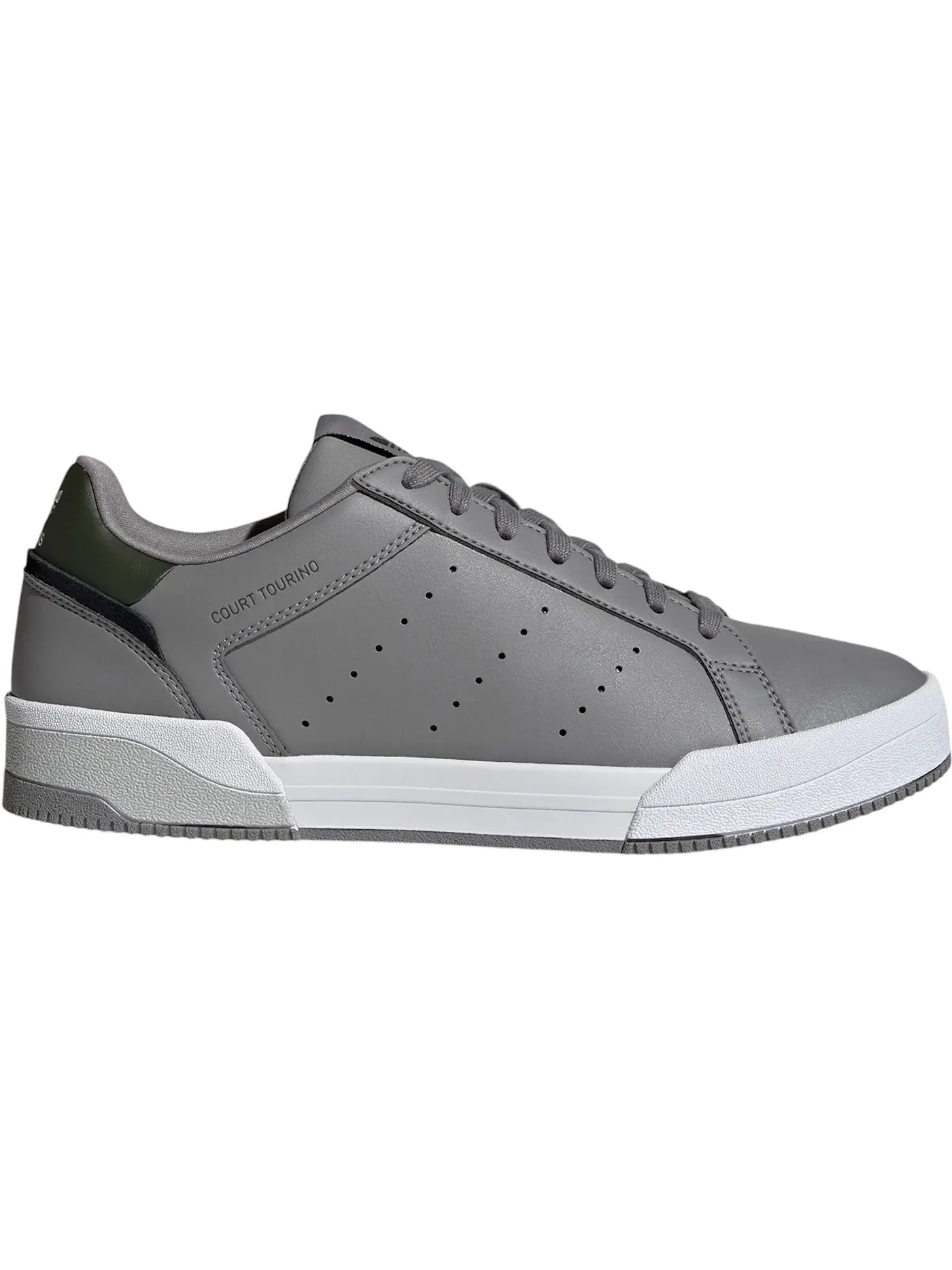 Женские кроссовки Lifestyle Adidas Court Tourino — изображение 1 из 1, серый//белый