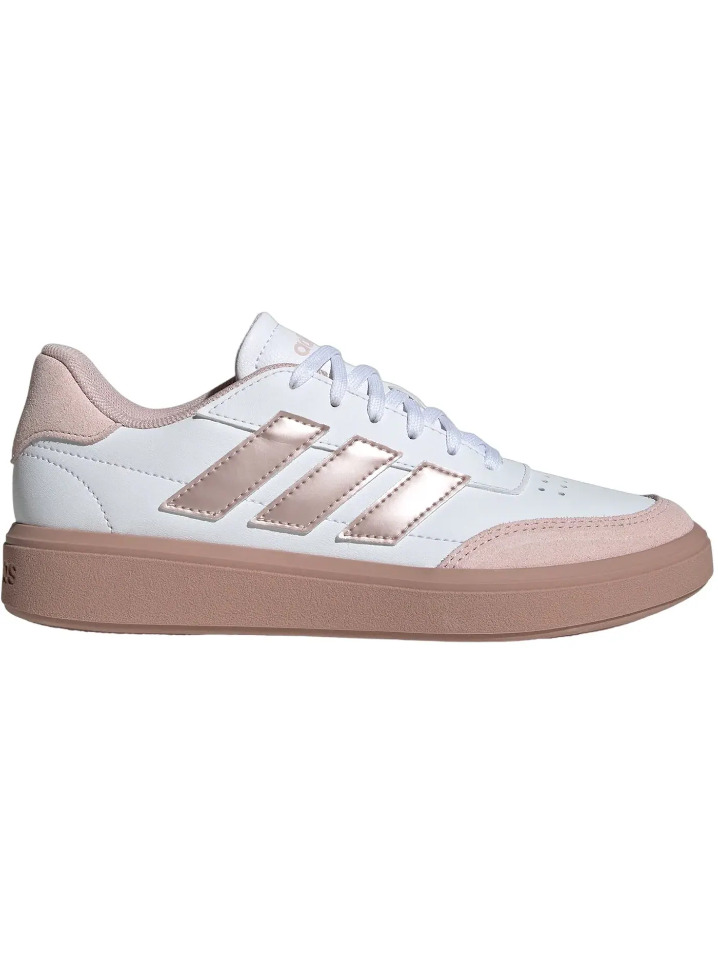 Детские кроссовки Lifestyle Adidas Courtblock — изображение 1 из 1, белый розовый розовый