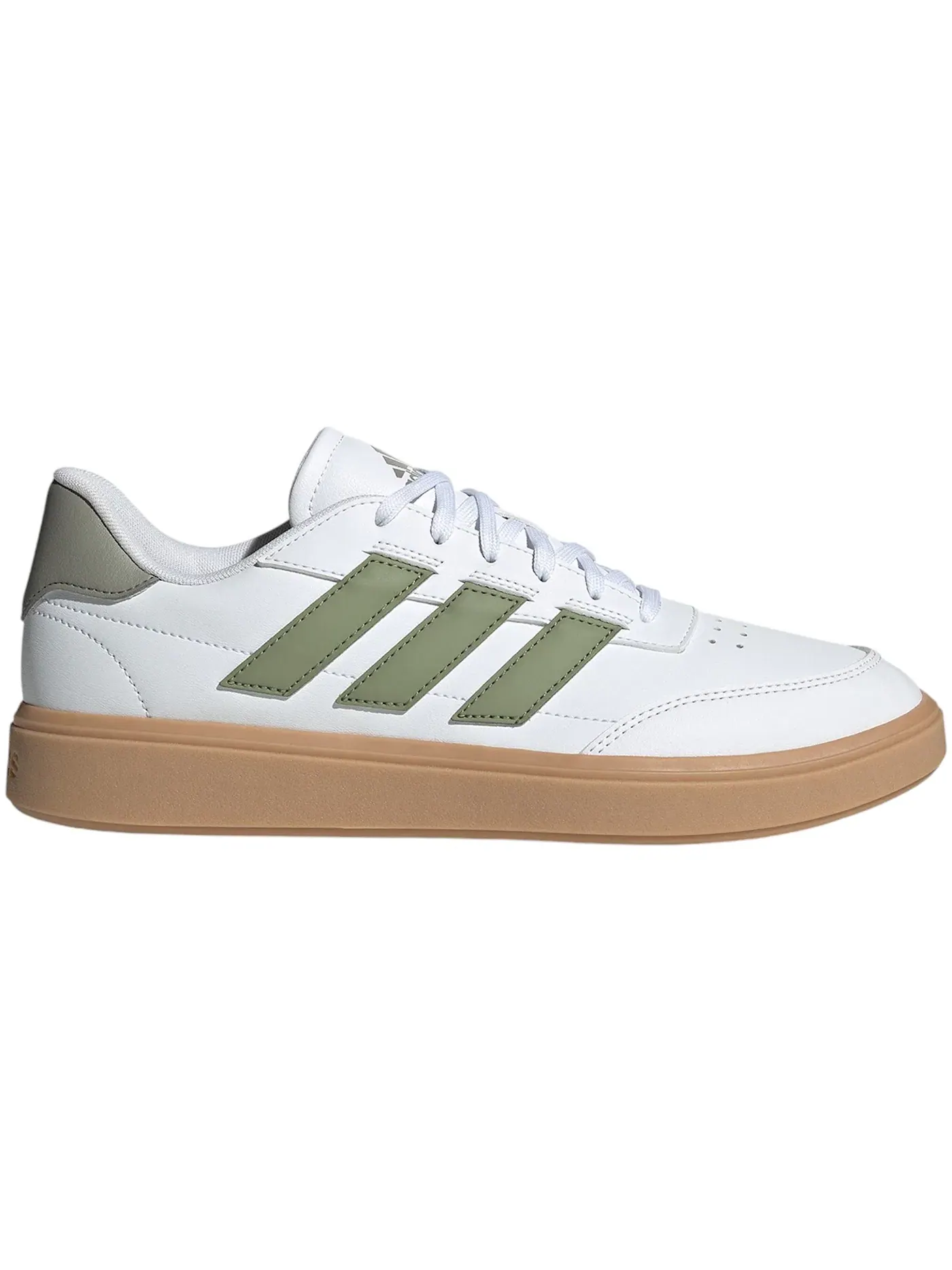 Мужские кроссовки Lifestyle Adidas Courtblock — изображение 1 из 1, белый зеленый оливковый