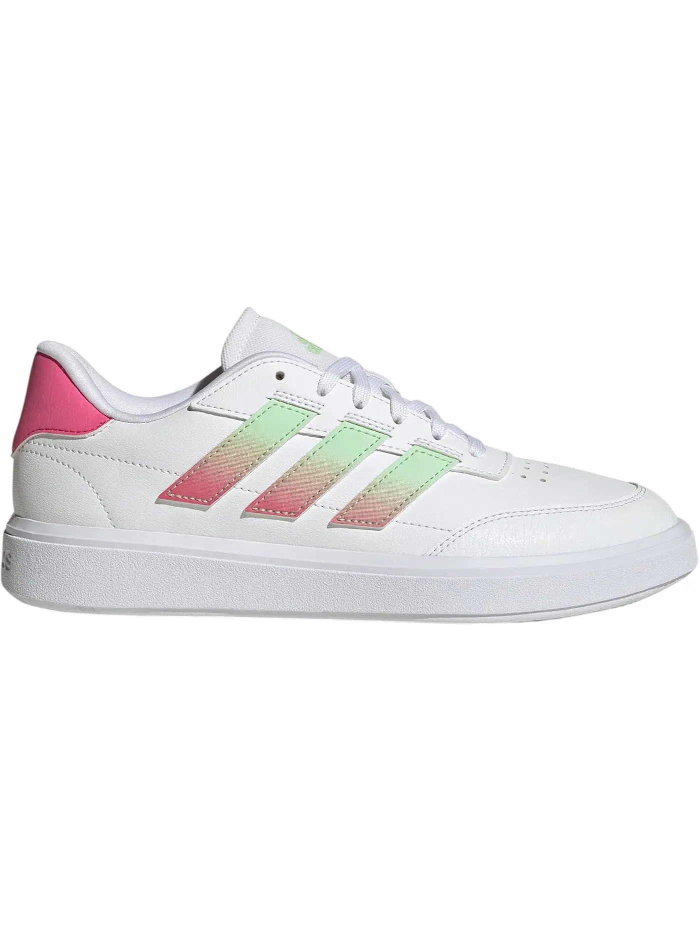 Женские кроссовки Lifestyle Adidas Courtblock — изображение 1 из 1, белый/зеленый/розовый