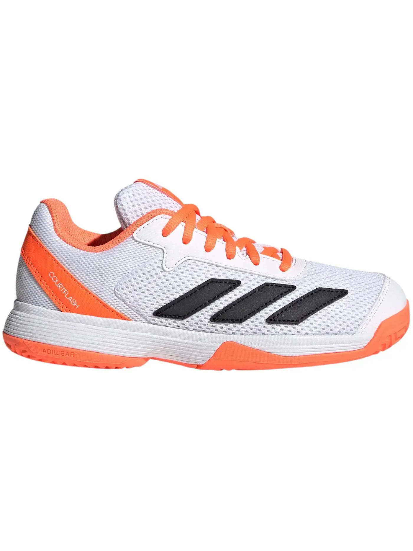 Детские кроссовки для активного отдыха Adidas Courtflash — изображение 1 из 1, оранжевый/металлик/белый