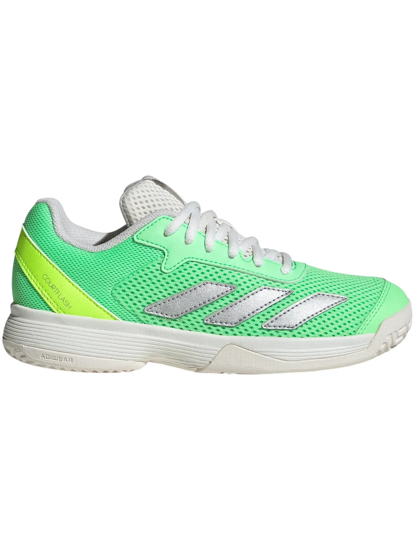 Детские кроссовки для активного отдыха Adidas Courtflash — изображение 1 из 1, серебристый металлик