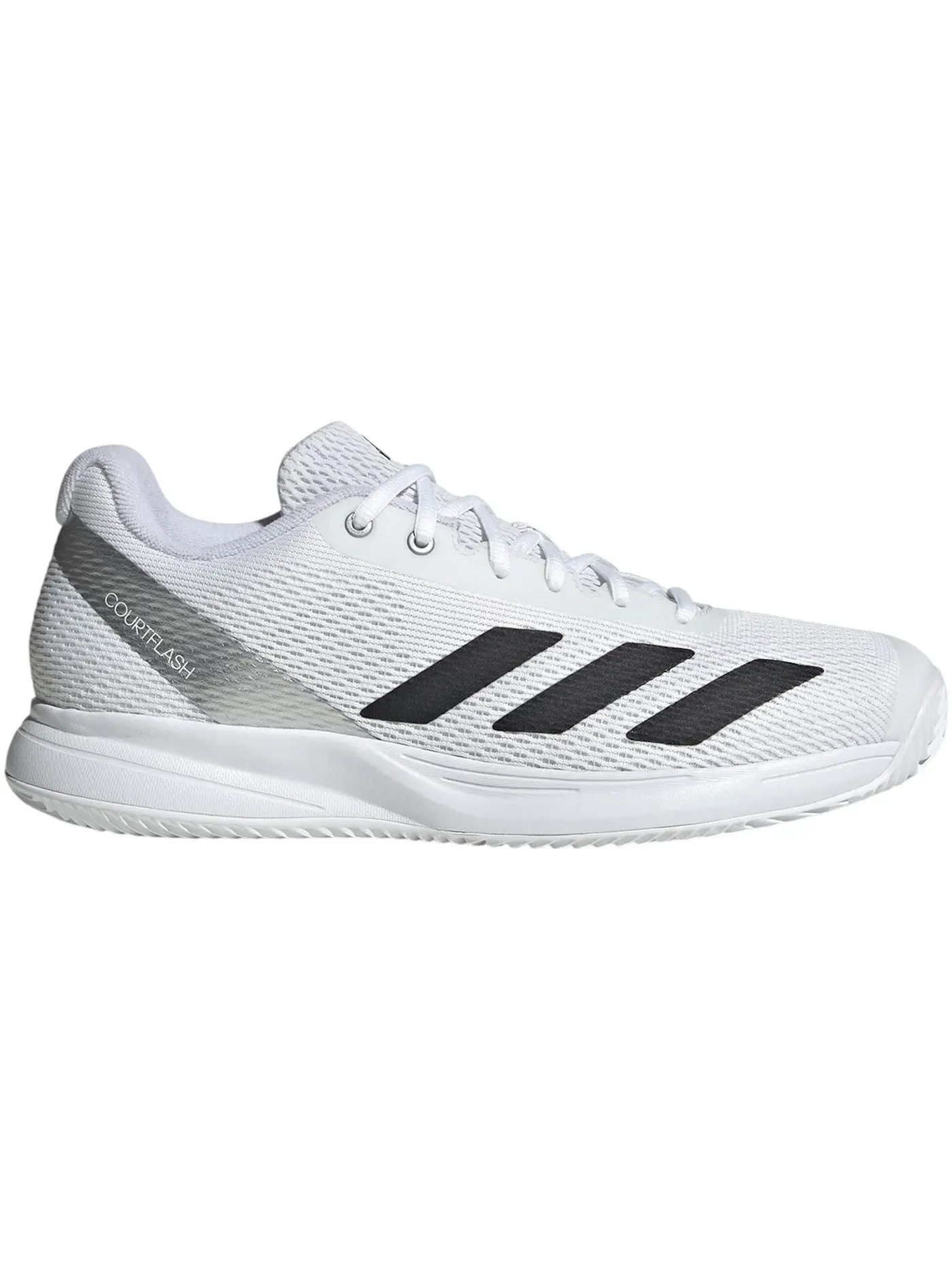 Мужские кроссовки для перформанса Adidas Courtflash Speed 2 — изображение 1 из 1, белый/белый/черный