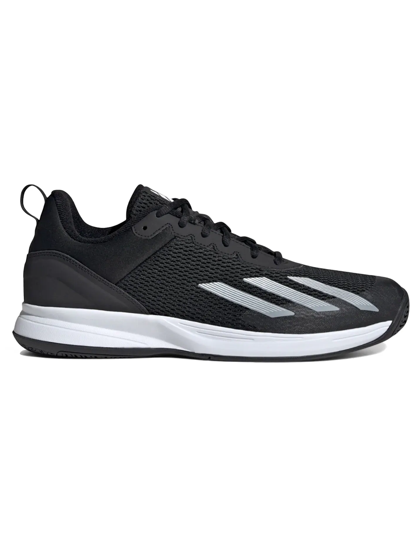 Мужские кроссовки для бега Adidas Courtflash Speed — изображение 1 из 1, черный/белый/черный