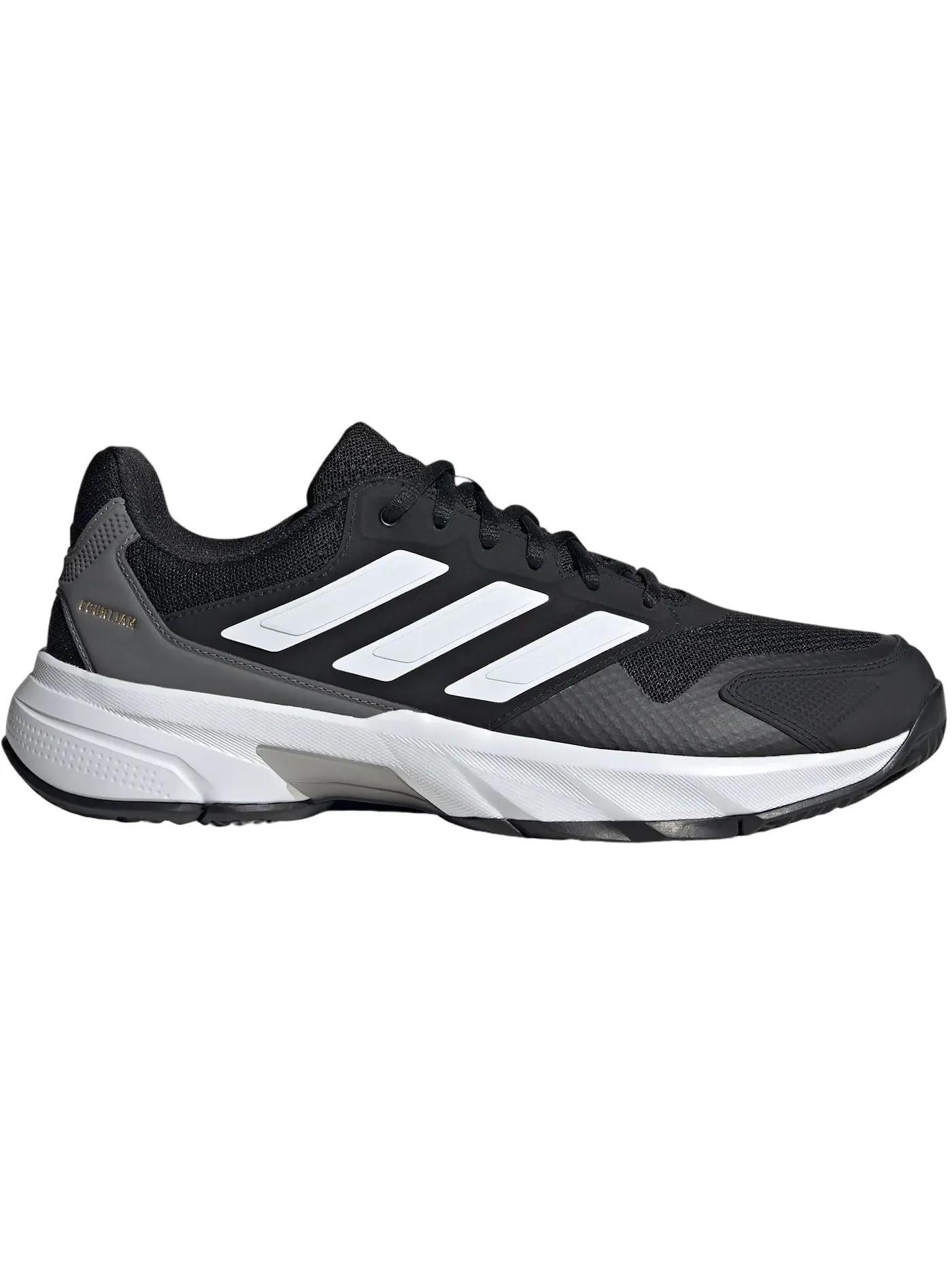 Мужские кроссовки Lifestyle Adidas Courtjam Control 3 — изображение 1 из 1, черный белый серый