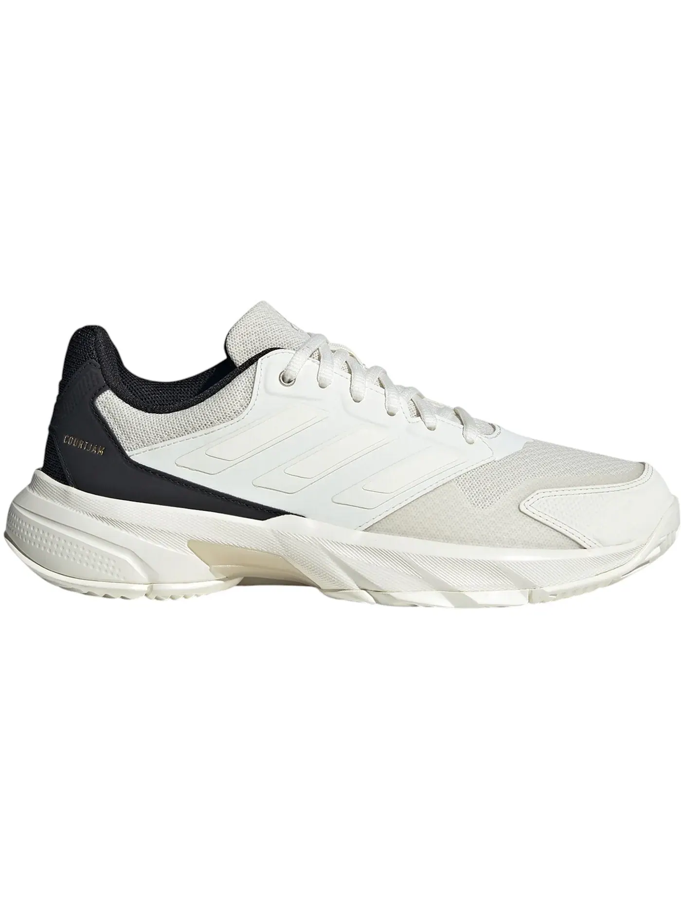 Женские кроссовки для тенниса Adidas Courtjam Control 3 — изображение 1 из 1, белый/белый