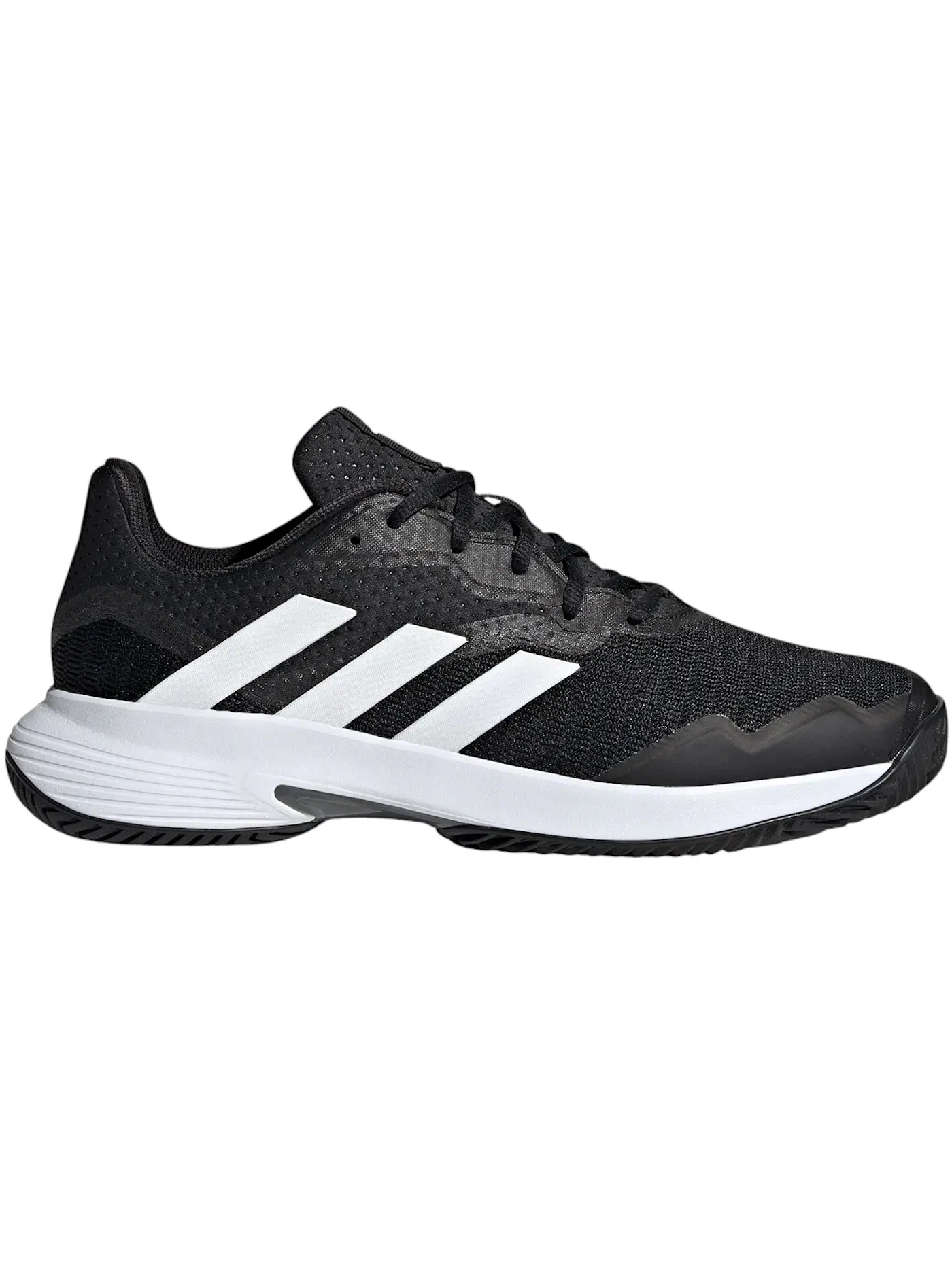 Мужские кроссовки для тенниса Adidas Courtjam Control — изображение 1 из 1, черный/белый/серый