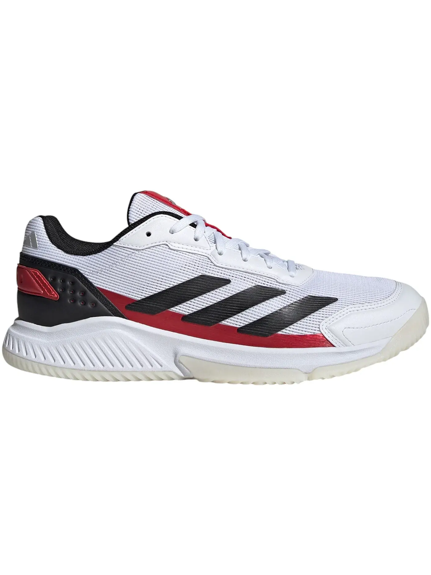 Мужские кроссовки для падел с моделью Courtquick Padel Adidas — изображение 1 из 1, белый черный красный