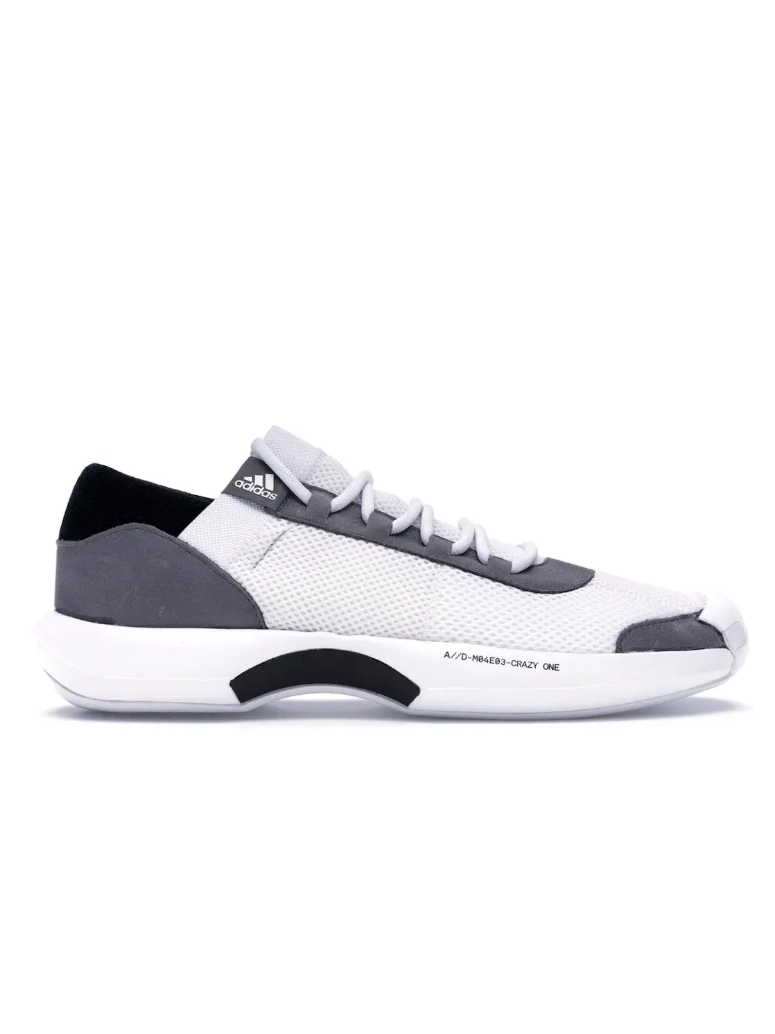 Мужские кроссовки Lifestyle Adidas Crazy 1 — изображение 1 из 4, серый/белый/черный