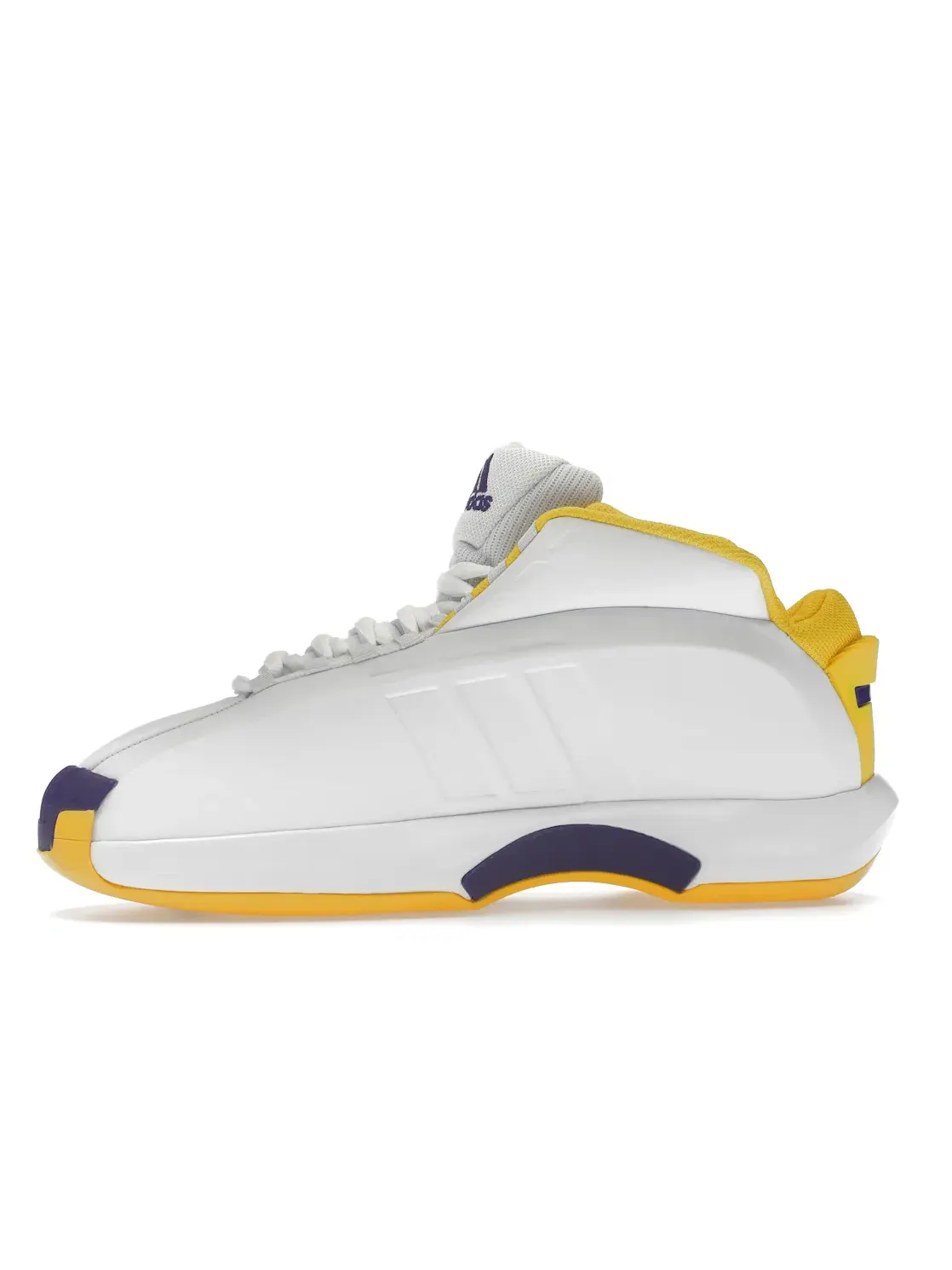 Мужские кроссовки с высоким верхом Adidas Crazy 1 — изображение 2 из 3, белый//фиолетовый