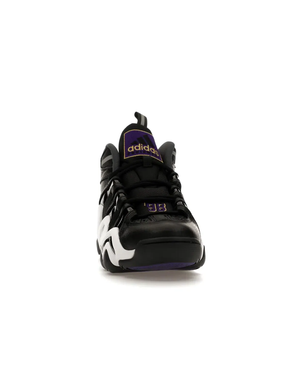 Мужские кроссовки с высоким верхом Adidas Crazy 8 — изображение 2 из 4, черный/фиолетовый/белый
