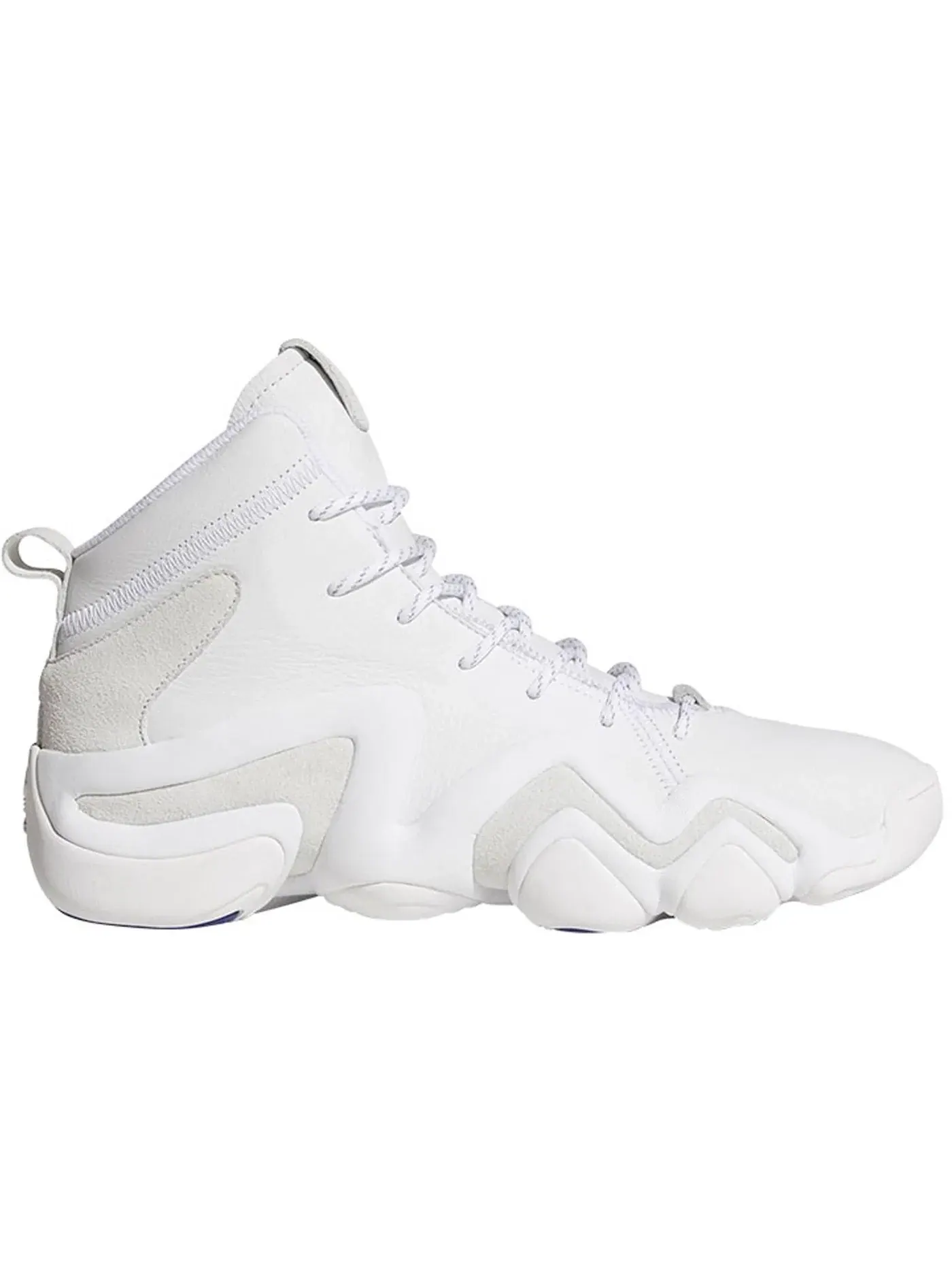 Мужские кроссовки Lifestyle Adidas Crazy 8 Adv — изображение 1 из 1, белый/белый/фиолетовый