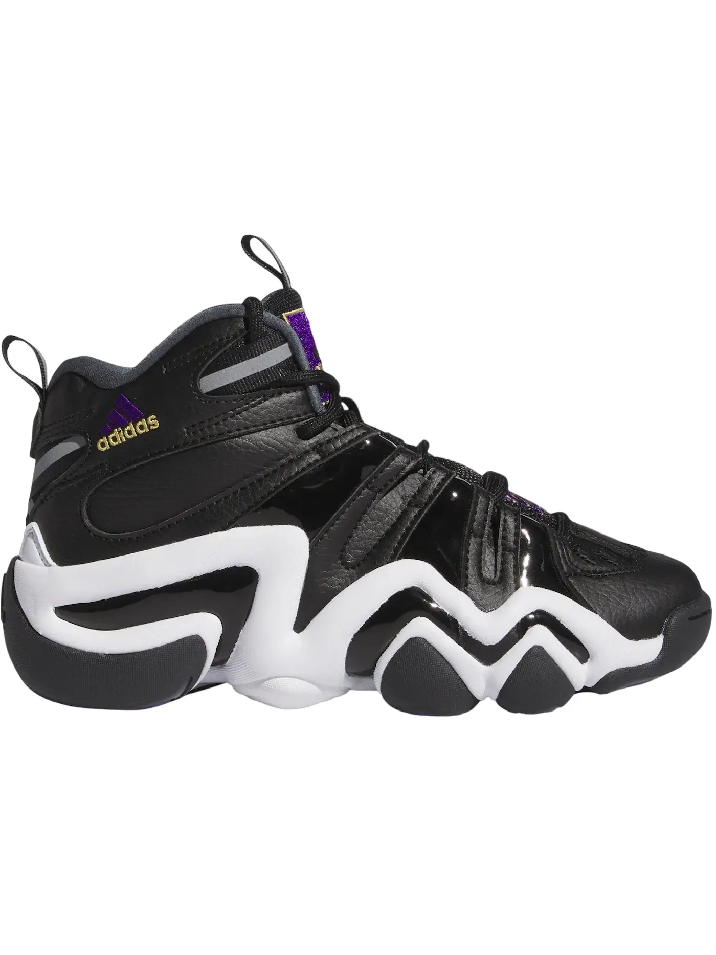 Детские кроссовки Lifestyle Adidas Crazy 8 Adidas — изображение 1 из 1, черный/фиолетовый/белый
