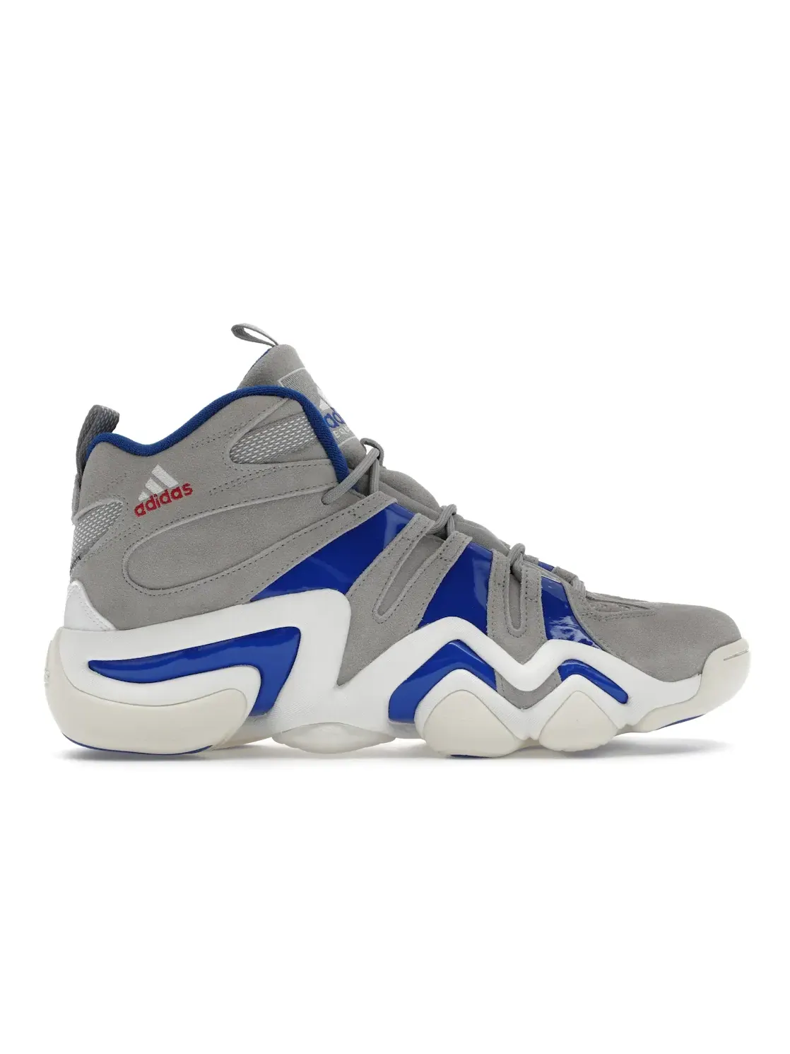 Мужские кроссовки Lifestyle Adidas Crazy 8 — изображение 1 из 4, серый/синий/белый