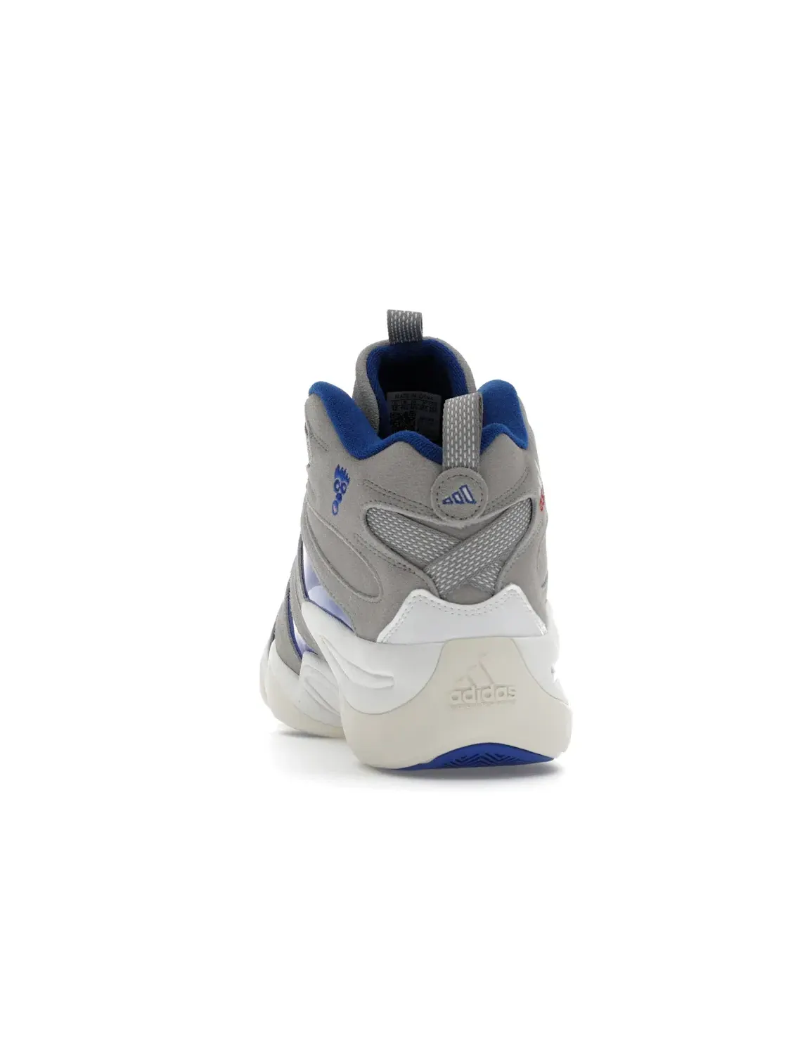 Мужские кроссовки Lifestyle Adidas Crazy 8 — изображение 4 из 4, серый/синий/белый