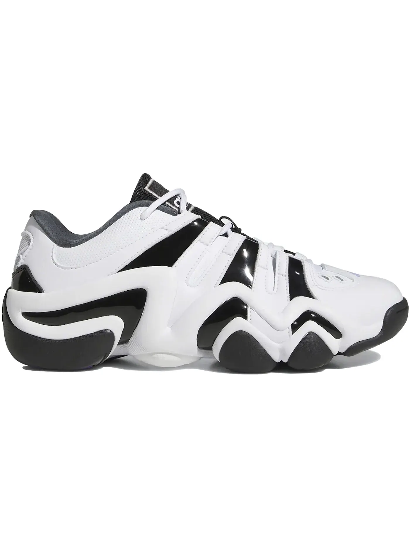 Мужские кроссовки Lifestyle Adidas Crazy 8 Low — изображение 1 из 1, белый черный фиолетовый