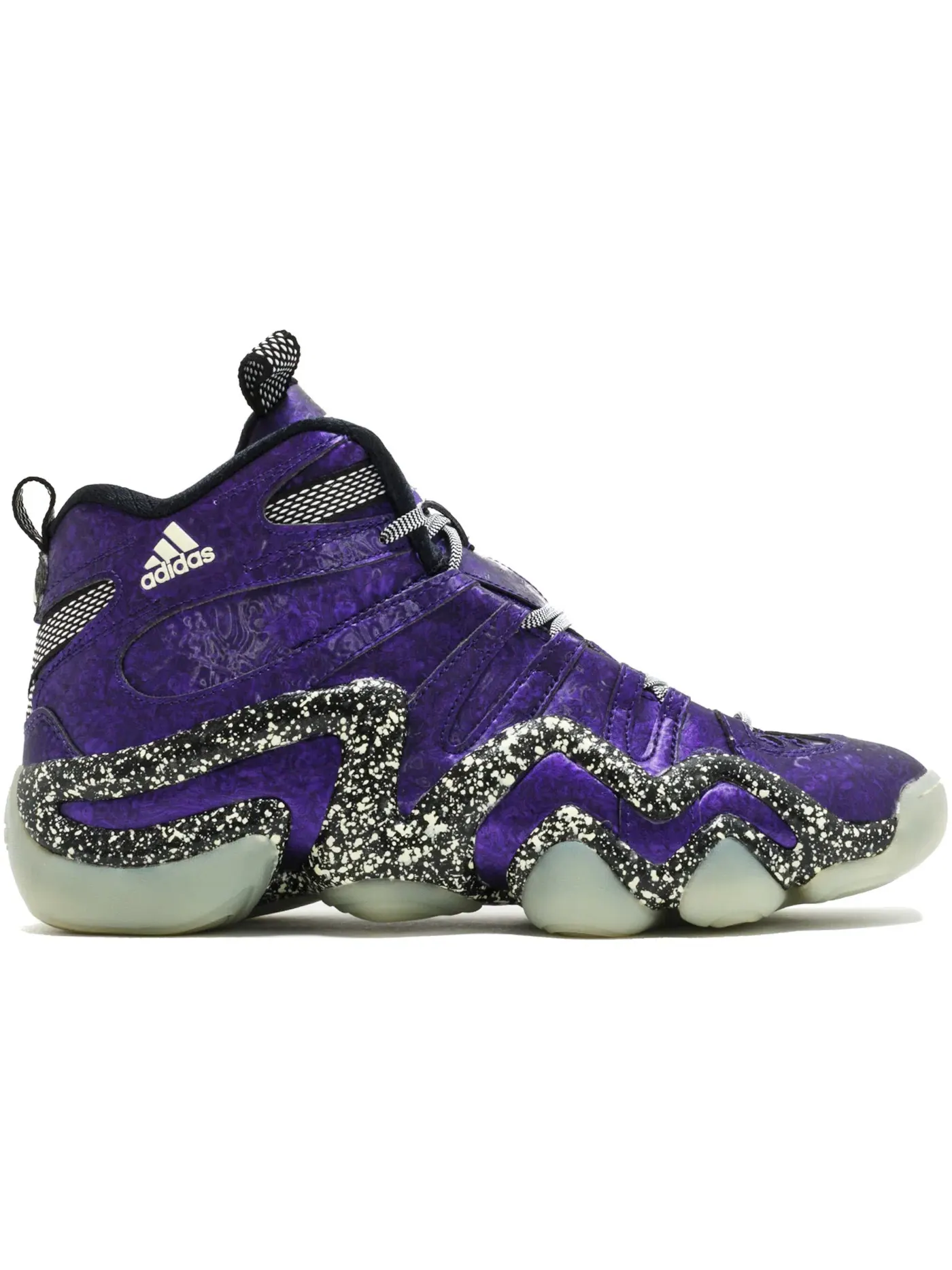 Мужские кроссовки Lifestyle Adidas Crazy 8 — изображение 1 из 1, черный/фиолетовый/белый