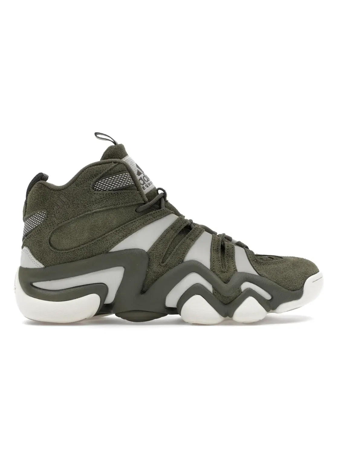 Мужские кроссовки Lifestyle Adidas Crazy 8 — изображение 1 из 4, оливковый/белый/белый