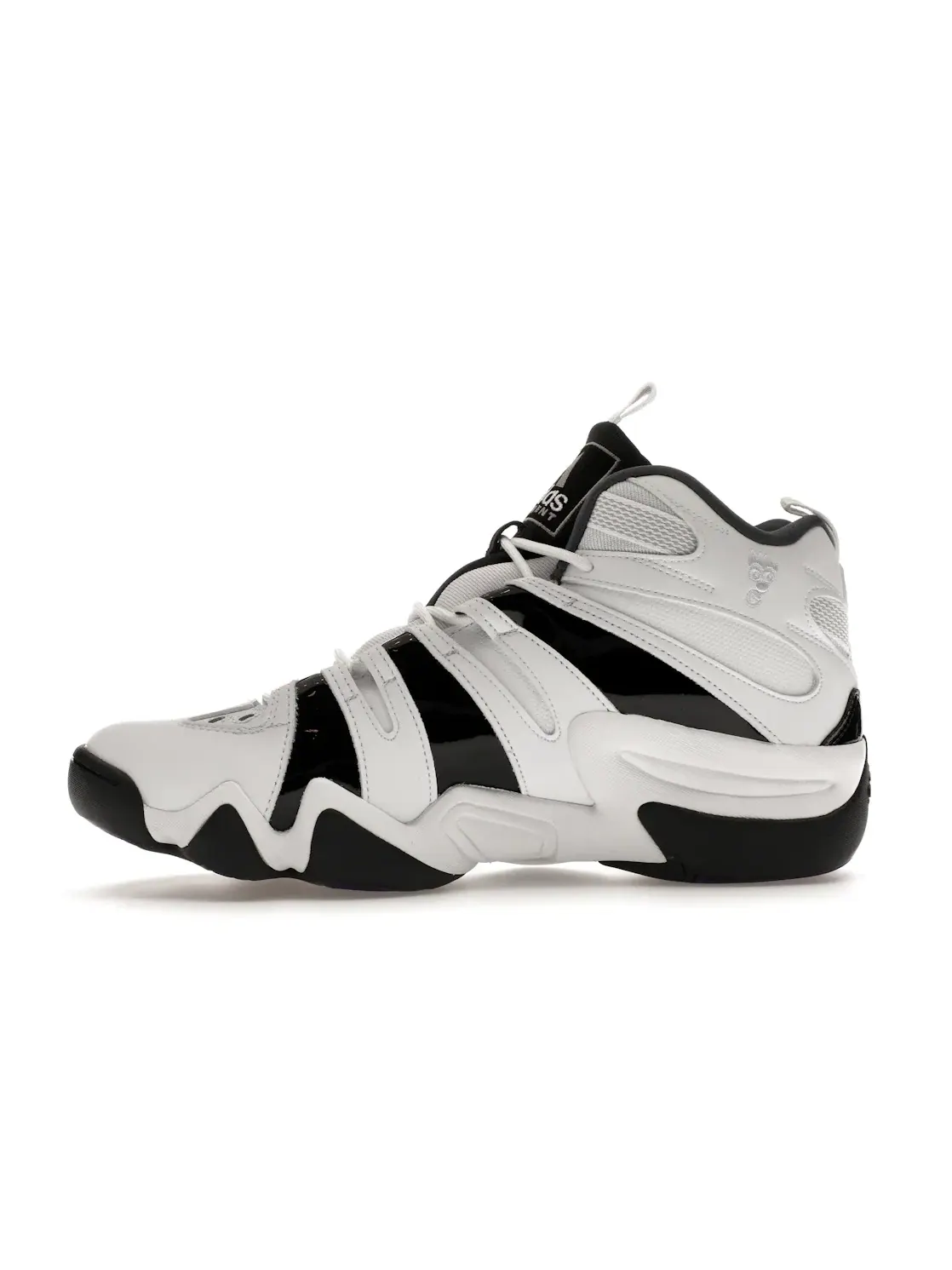 Мужские кроссовки Lifestyle Adidas Crazy 8 — изображение 3 из 4, белый черный фиолетовый