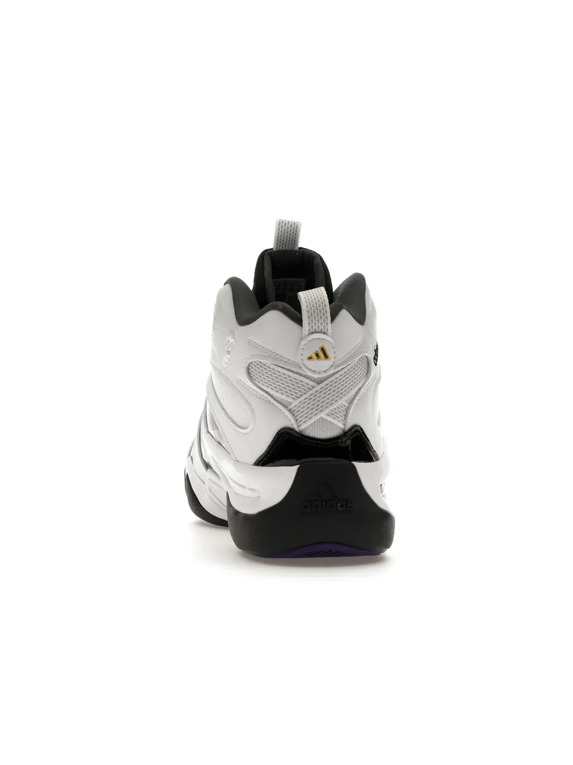 Мужские кроссовки Lifestyle Adidas Crazy 8 — изображение 4 из 4, белый черный фиолетовый