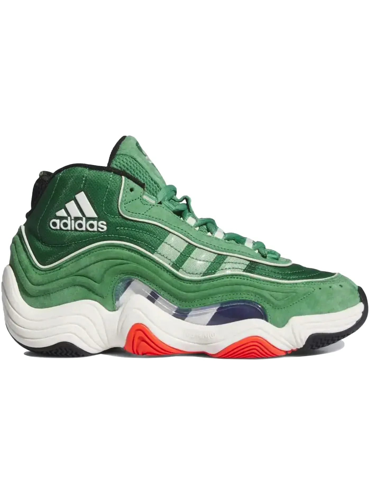 Мужские кроссовки Lifestyle Adidas Crazy 98 — изображение 1 из 1, зеленый/белый/оранжевый