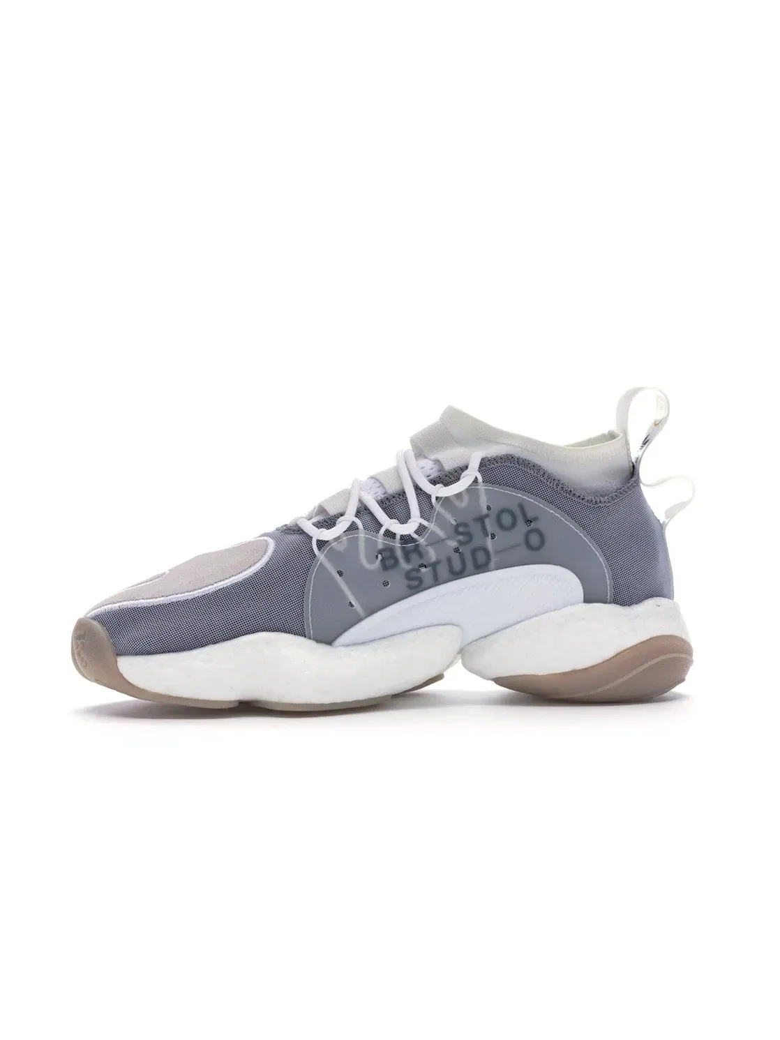 Мужские кроссовки Lifestyle Adidas Crazy BYW 2 — изображение 3 из 4, белый/белый/темно-синий