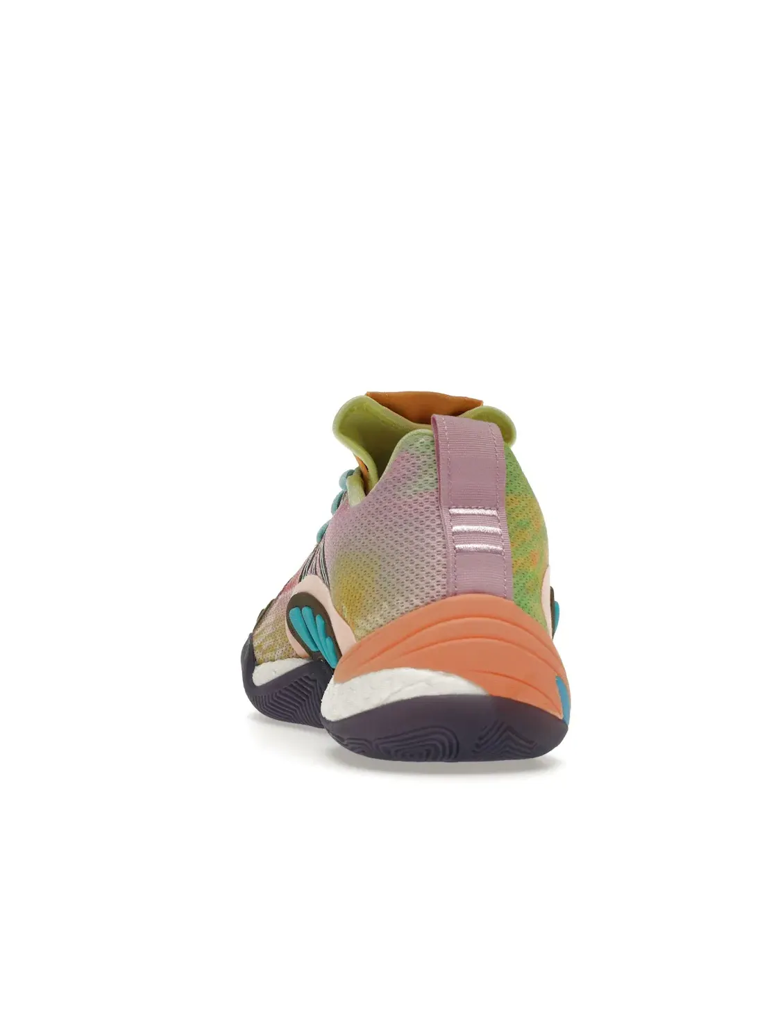 Мужские кроссовки с Boost-подошвой Adidas Crazy BYW 2.0 — изображение 4 из 4, желтый//фиолетовый