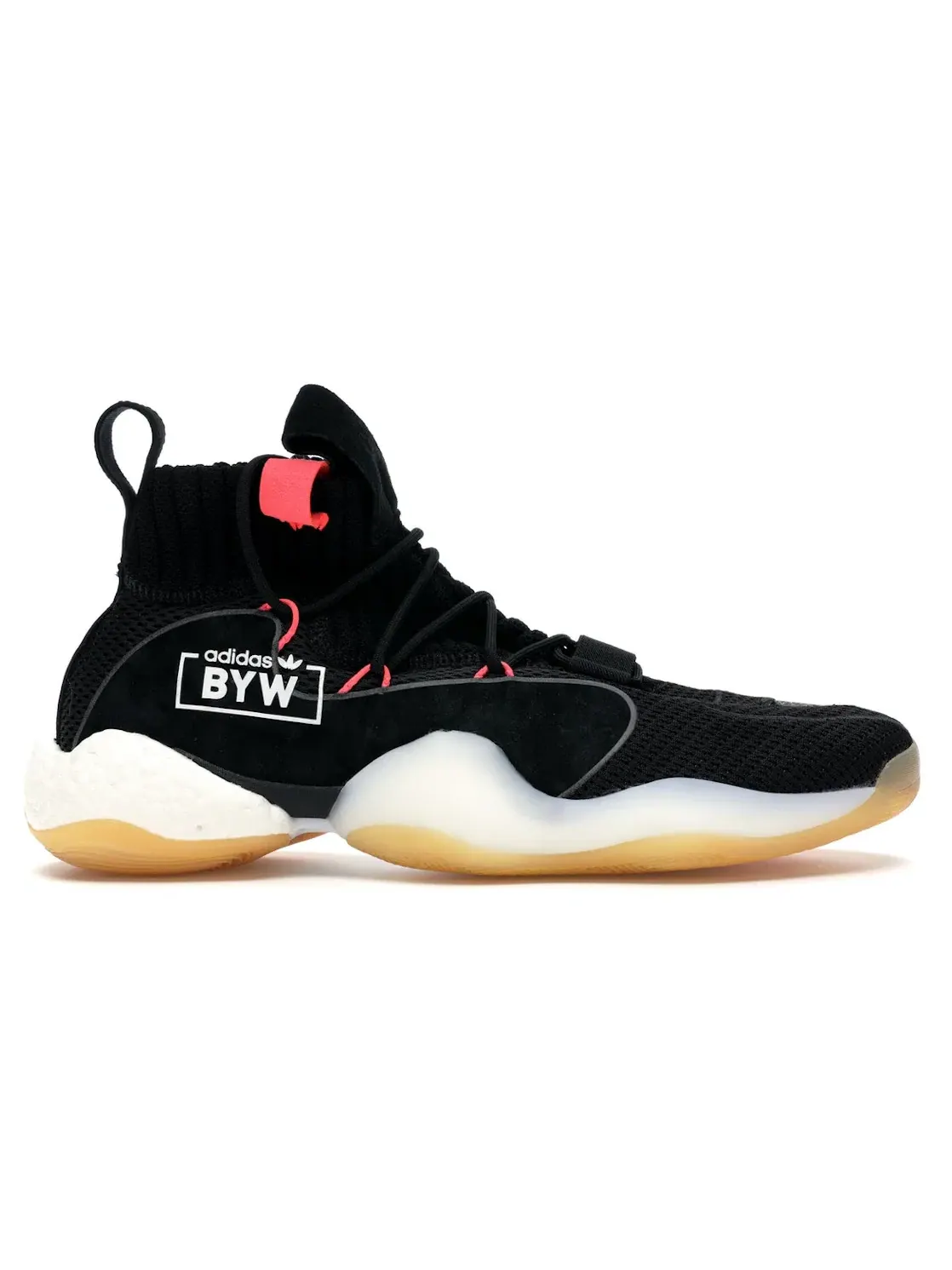 Мужские кроссовки Lifestyle Adidas Crazy BYW X — изображение 1 из 4, черный/черный/красный