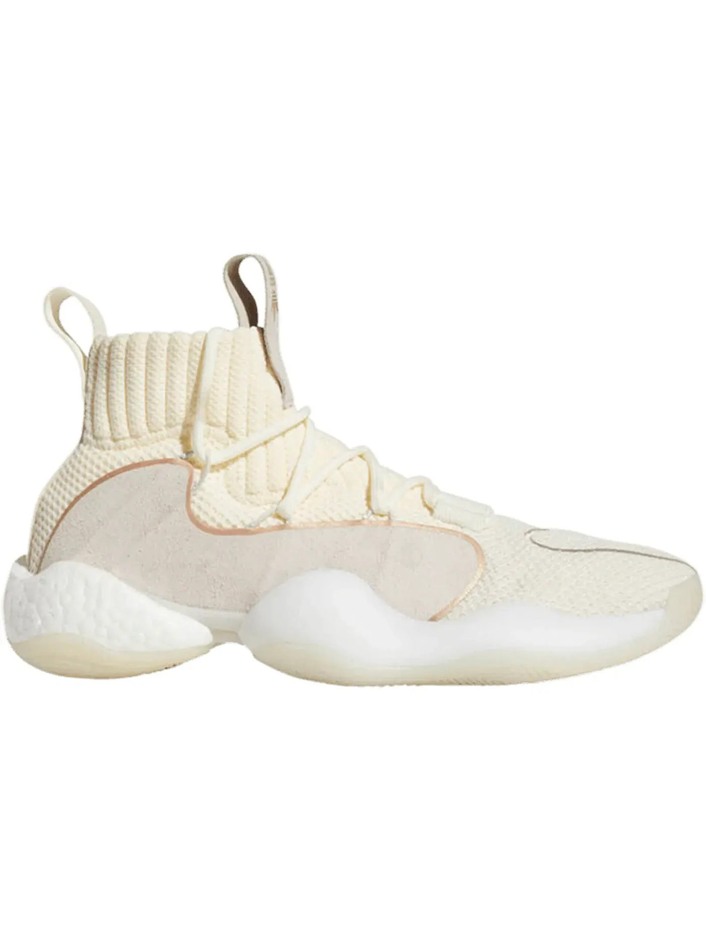 Мужские кроссовки с принтом Adidas Crazy BYW X — изображение 1 из 1, кремовый белый