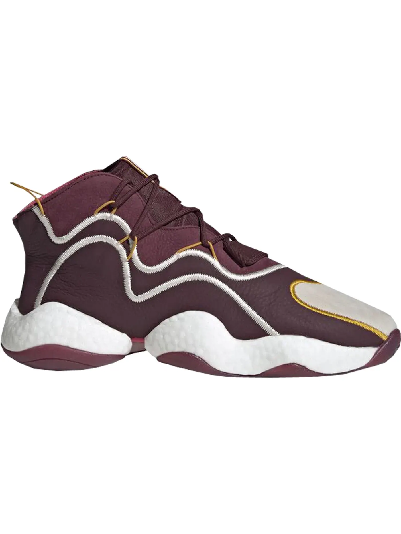 Мужские кроссовки Lifestyle Adidas Crazy BYW — изображение 1 из 1, кремовый белый/розовый