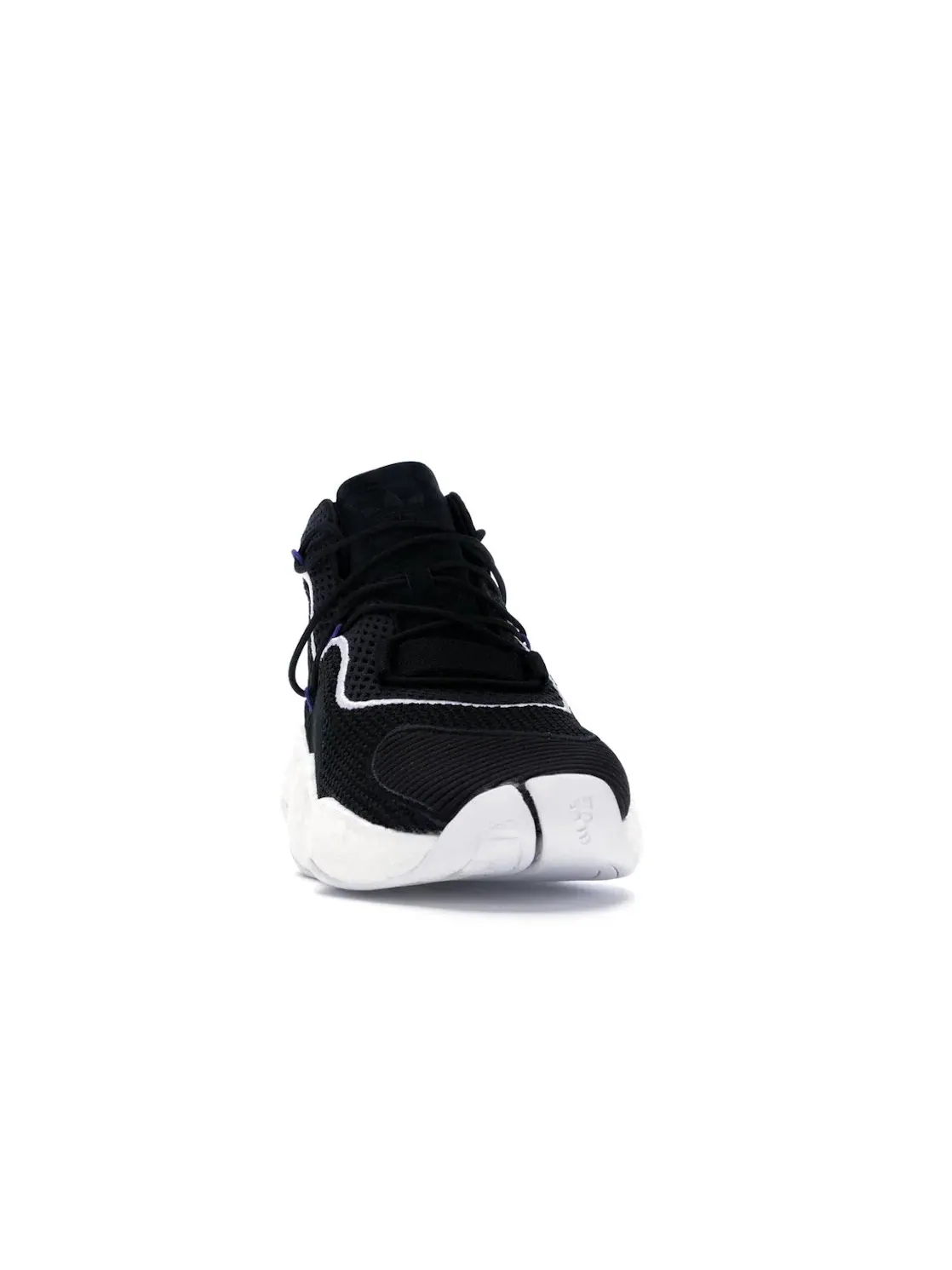 Мужские кроссовки с технологией Boost Your Wear Adidas Crazy BYW LVL 1 — изображение 2 из 4, черный/белый/фиолетовый