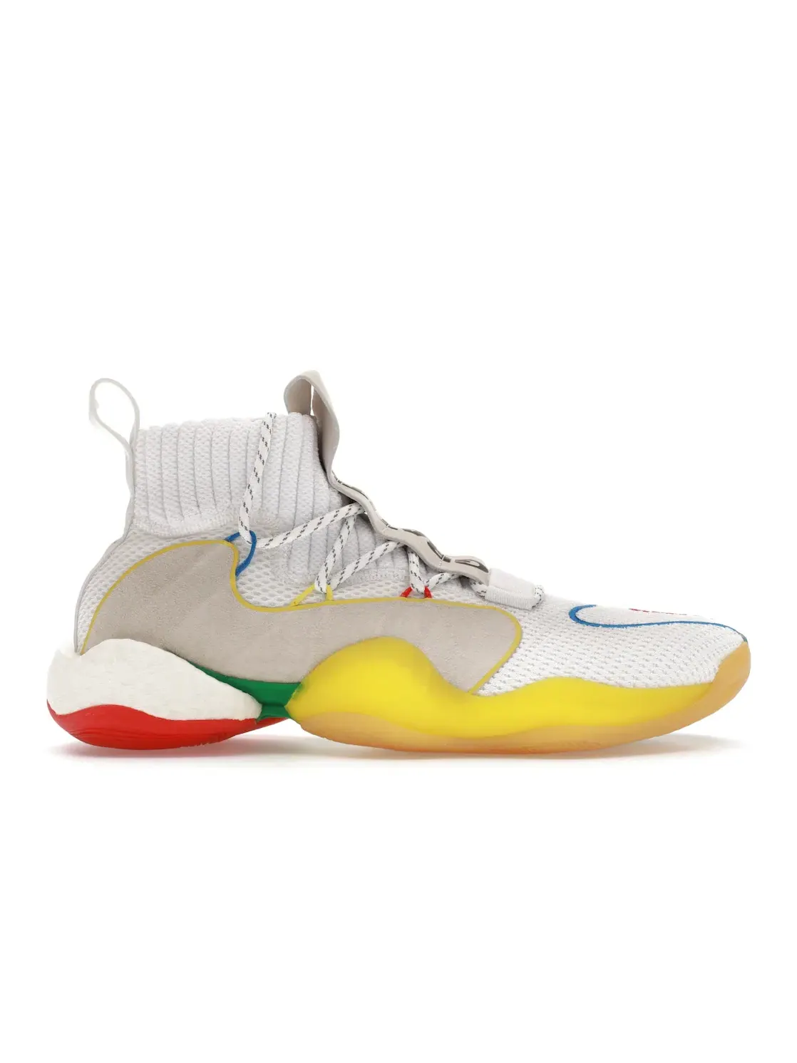 Мужские кроссовки Lifestyle с принтом Adidas Crazy BYW LVL X Pharrell — изображение 1 из 4, белый