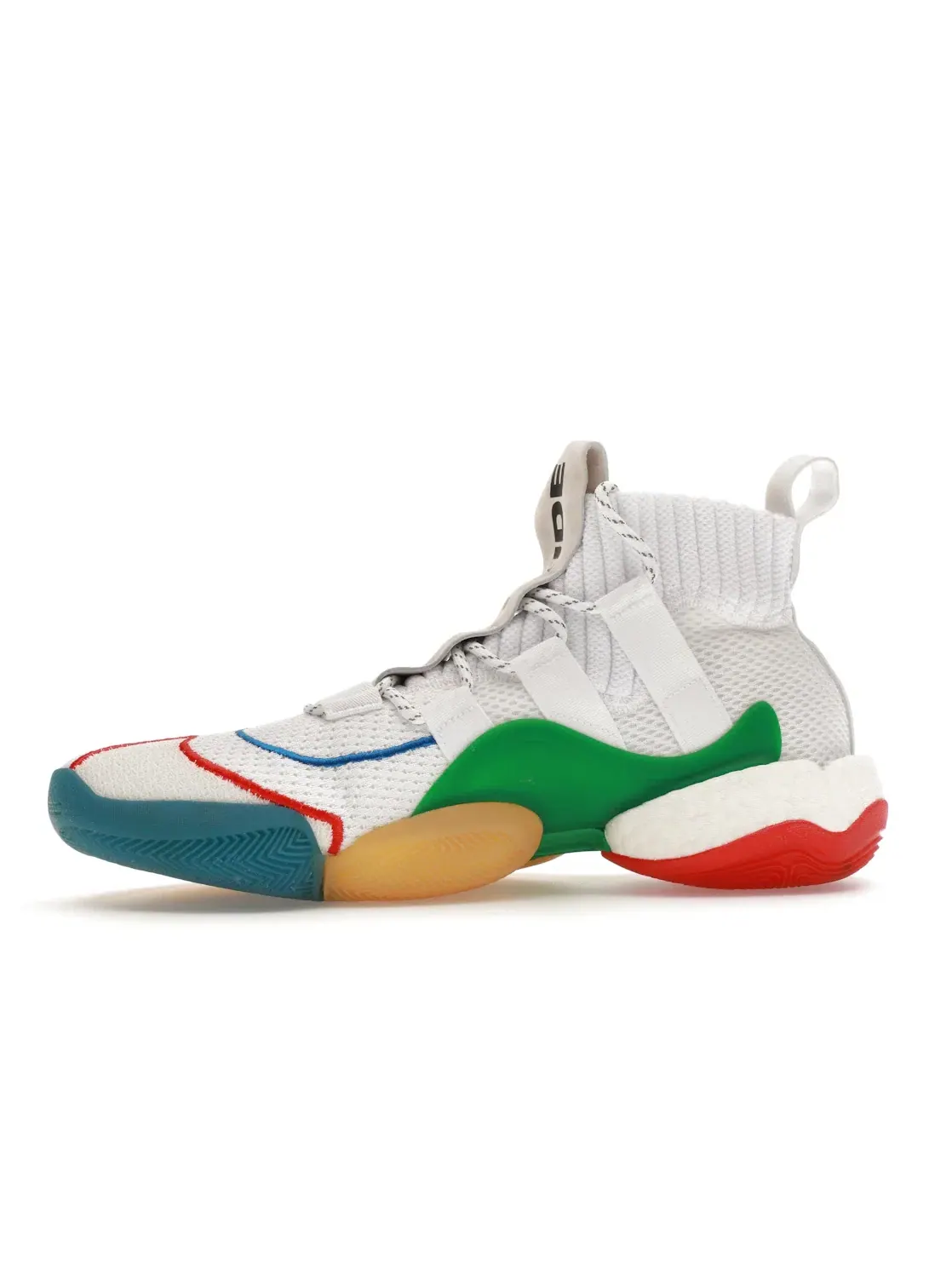 Мужские кроссовки Lifestyle с принтом Adidas Crazy BYW LVL X Pharrell — изображение 3 из 4, белый