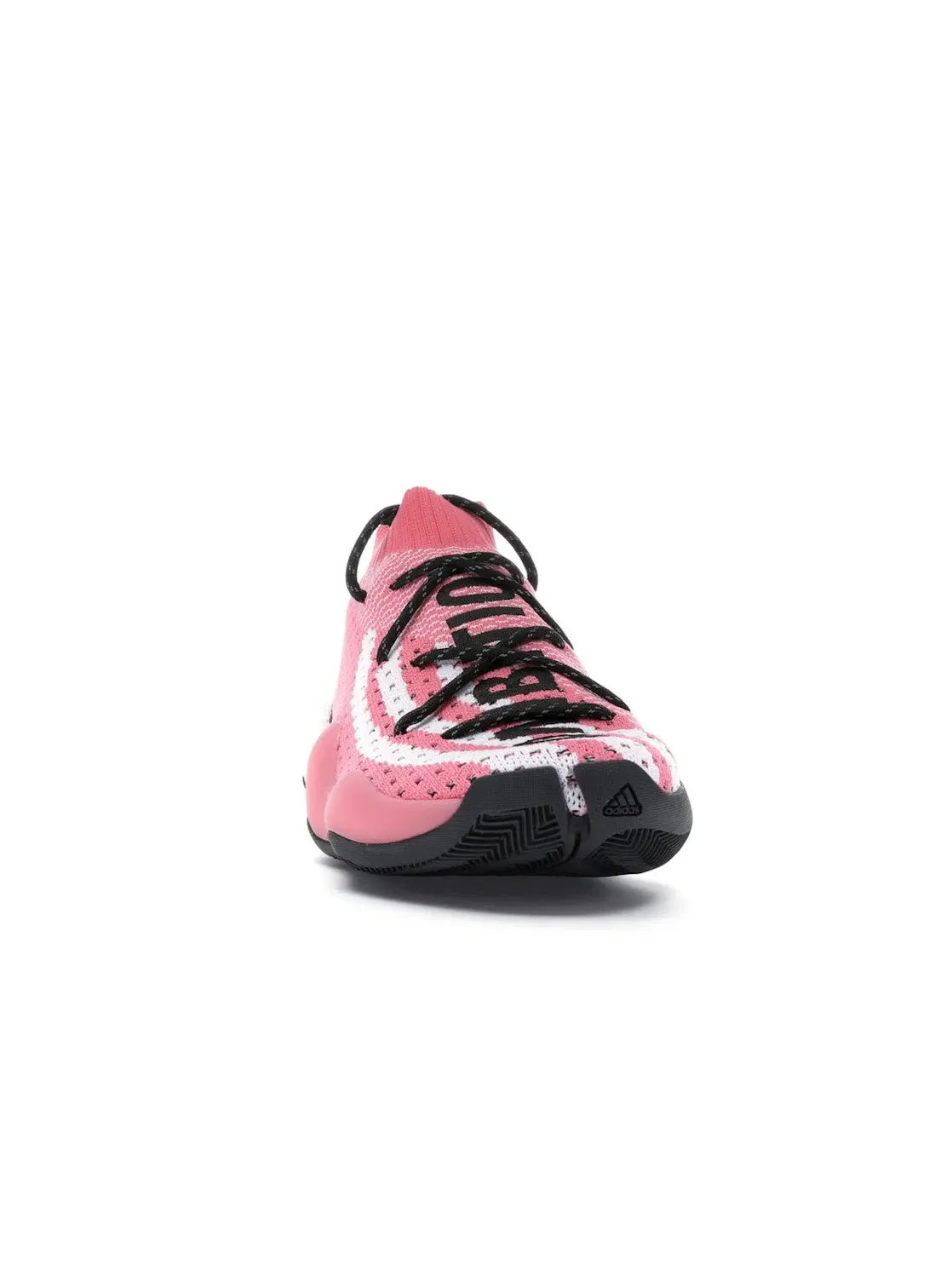 Мужские кроссовки Lifestyle с уникальной системой шнуровки Adidas Crazy BYW LVL X — изображение 2 из 4, розовый/белый/черный