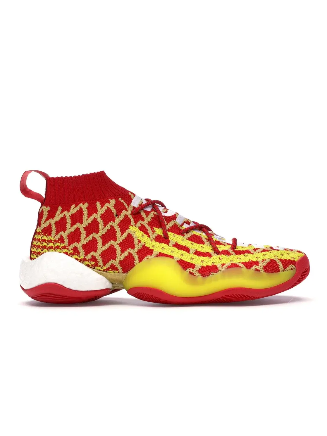 Мужские кроссовки lifestyle с принтом Adidas Crazy BYW Adidas — изображение 1 из 4, желтый/белый